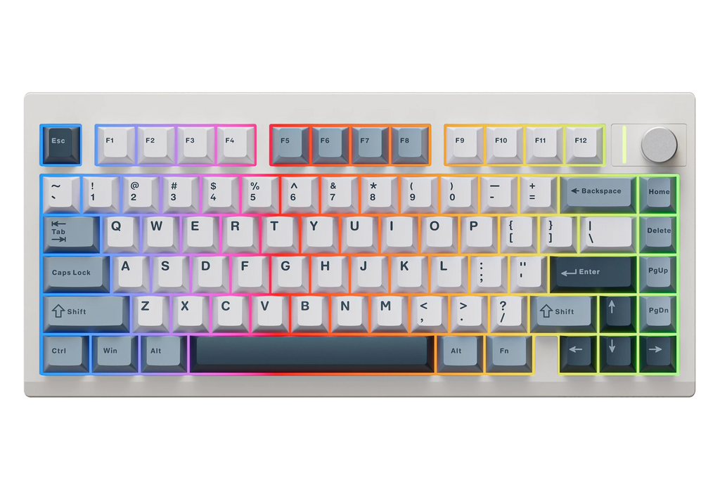 QwertyKey75 Pro V2 Alba Bluetooth Wireless Hotswap RGB Web Software Ga