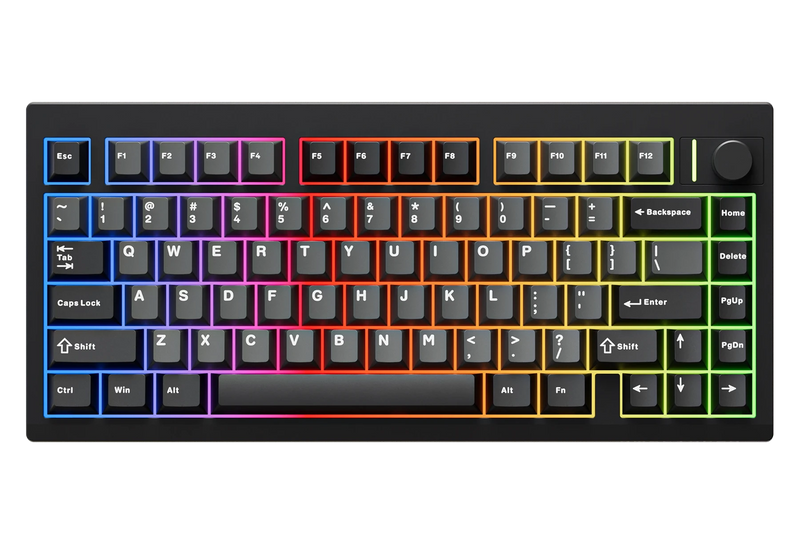 QwertyKey75 Pro V2 Black keyboard