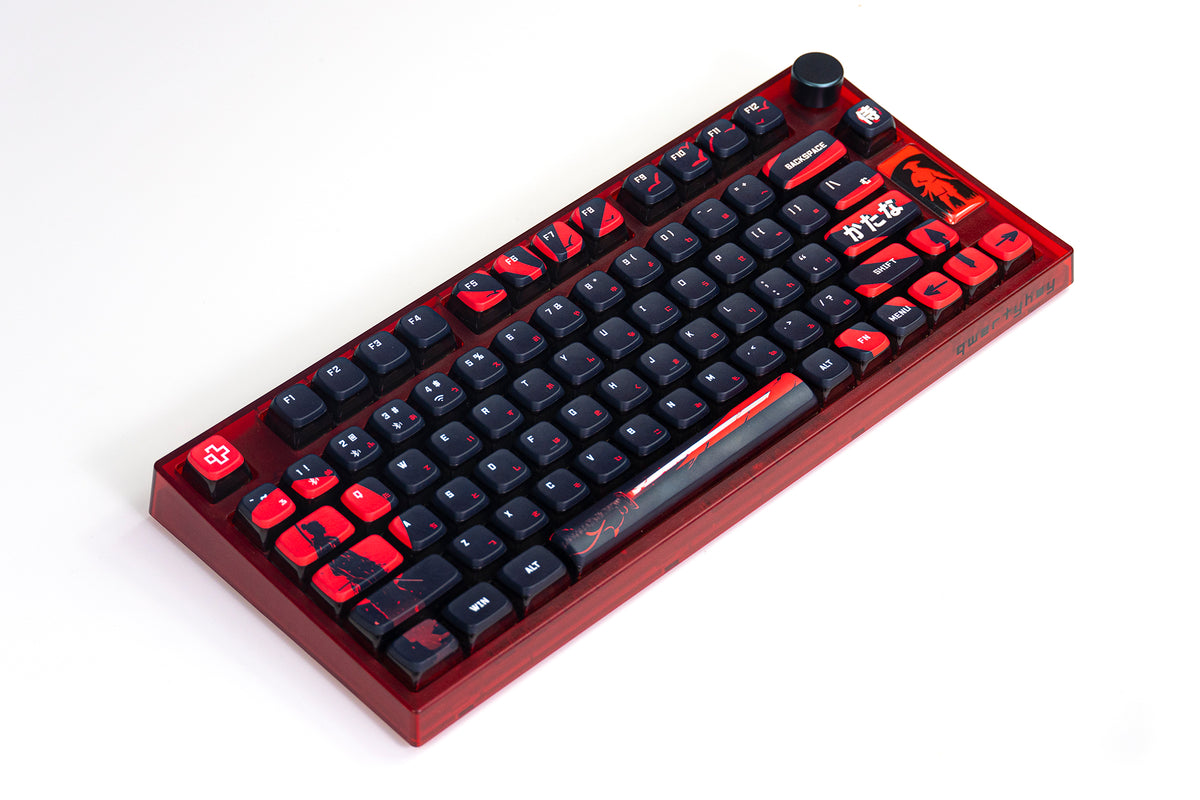 QwertyKey75 Samurai – Tastatură Mecanică Gaming Wireless, Hotswap, Ful