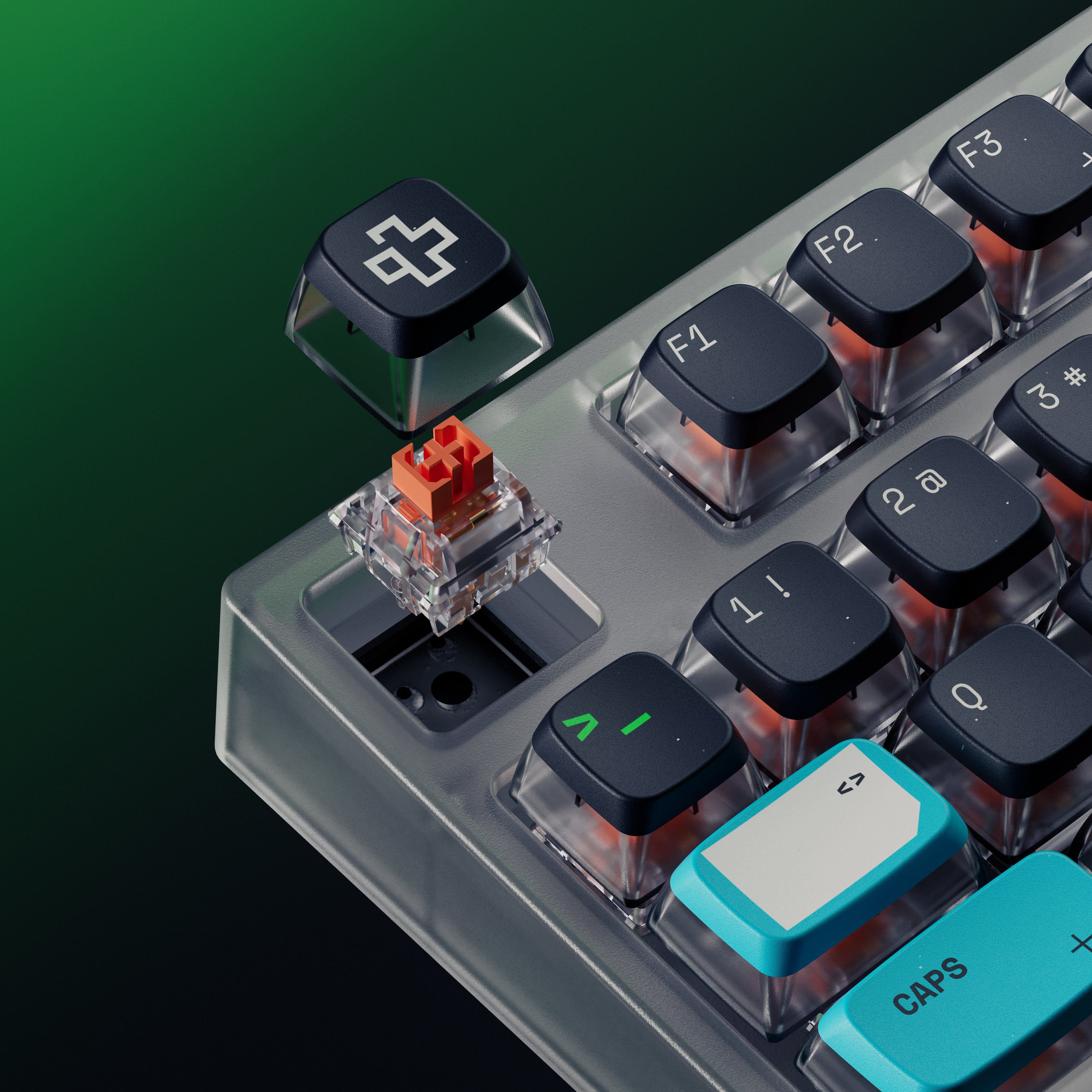 QwertyKey75 Terminal Bluetooth Wireless Hotswap RGB VIA/QMK Gasket Mounted Tastatura Mecanica Gaming