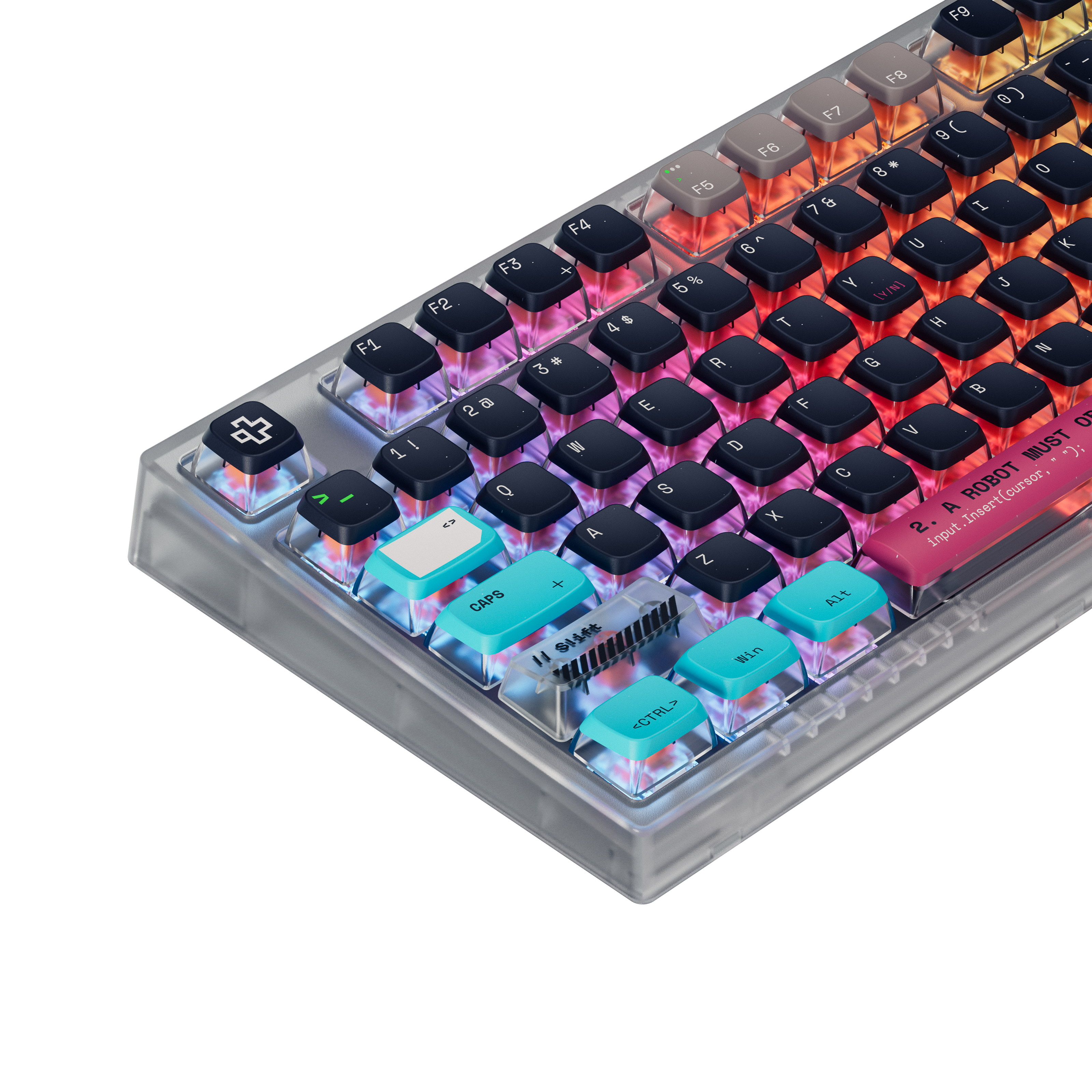 QwertyKey75 Terminal Bluetooth Wireless Hotswap RGB VIA/QMK Gasket Mounted Tastatura Mecanica Gaming
