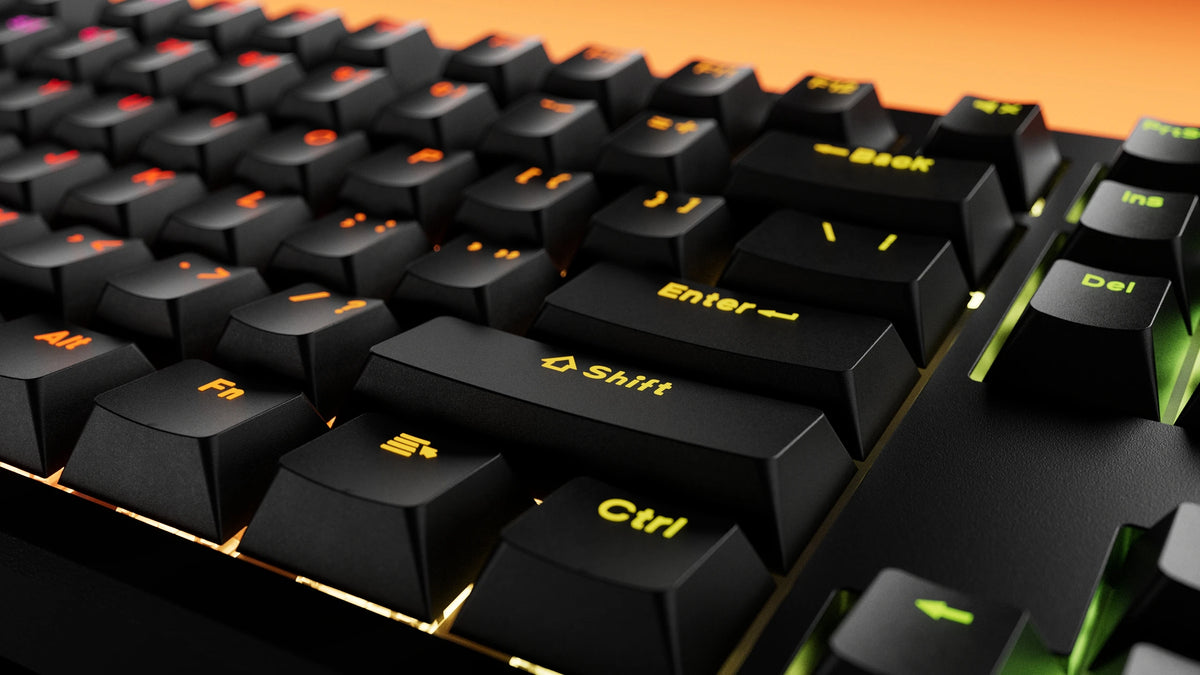 QwertyKey H87 Pro V2 Neagră – Tastatură Mecanică Gaming Wireless, Hotswap, Gasket, Full RGB