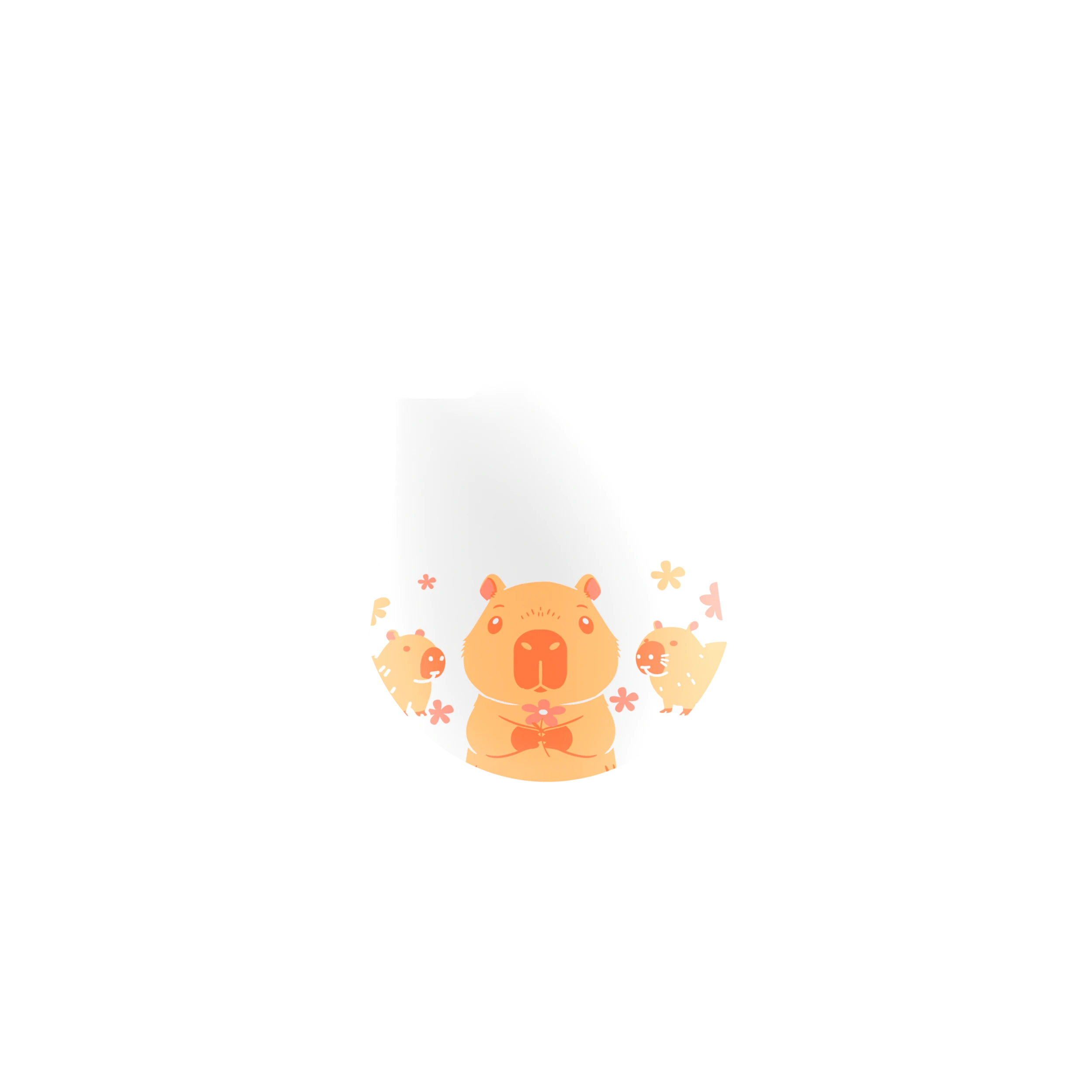 Cover Mouse QKM1 Capybara Alb