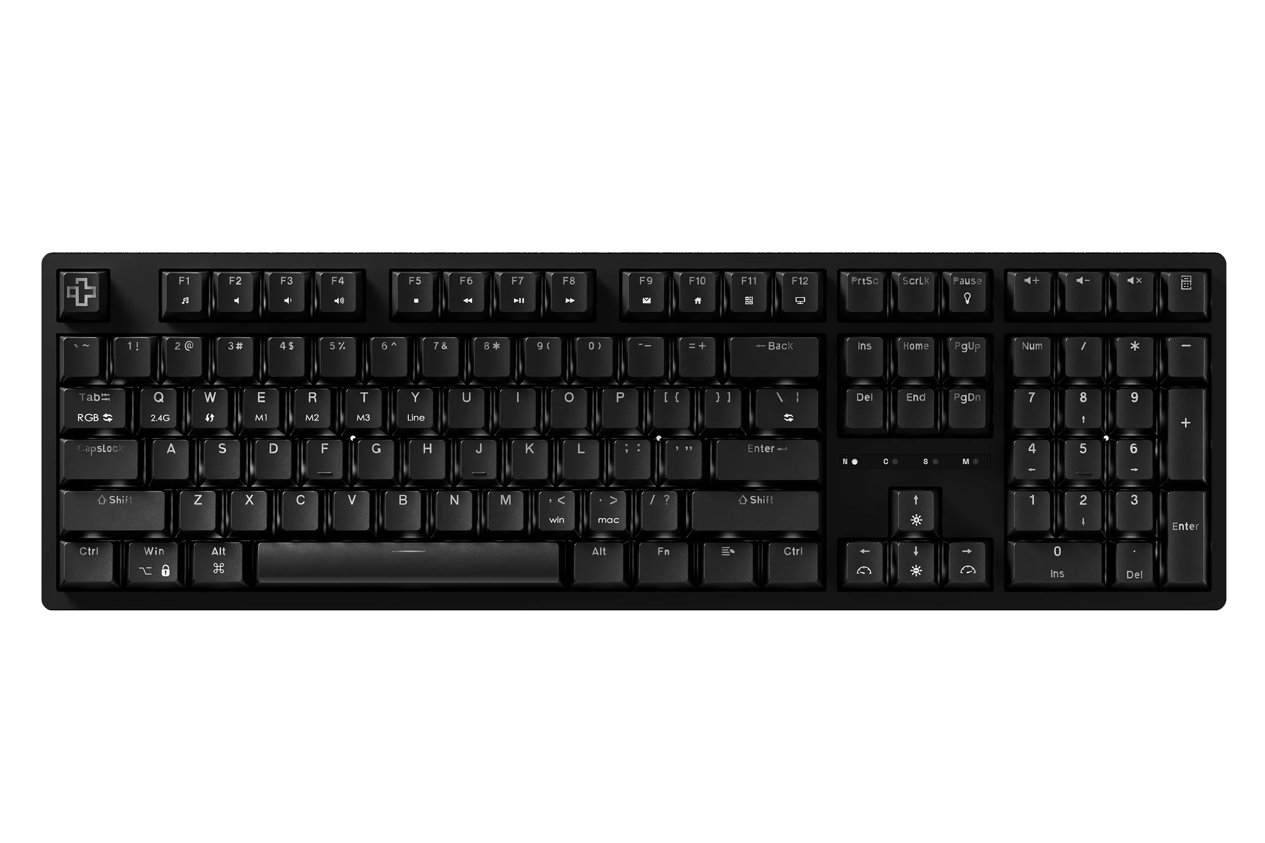 QwertyKey H100 Neagra Bluetooth Wireless Hotswap RGB Tastatura Mecanica Gaming