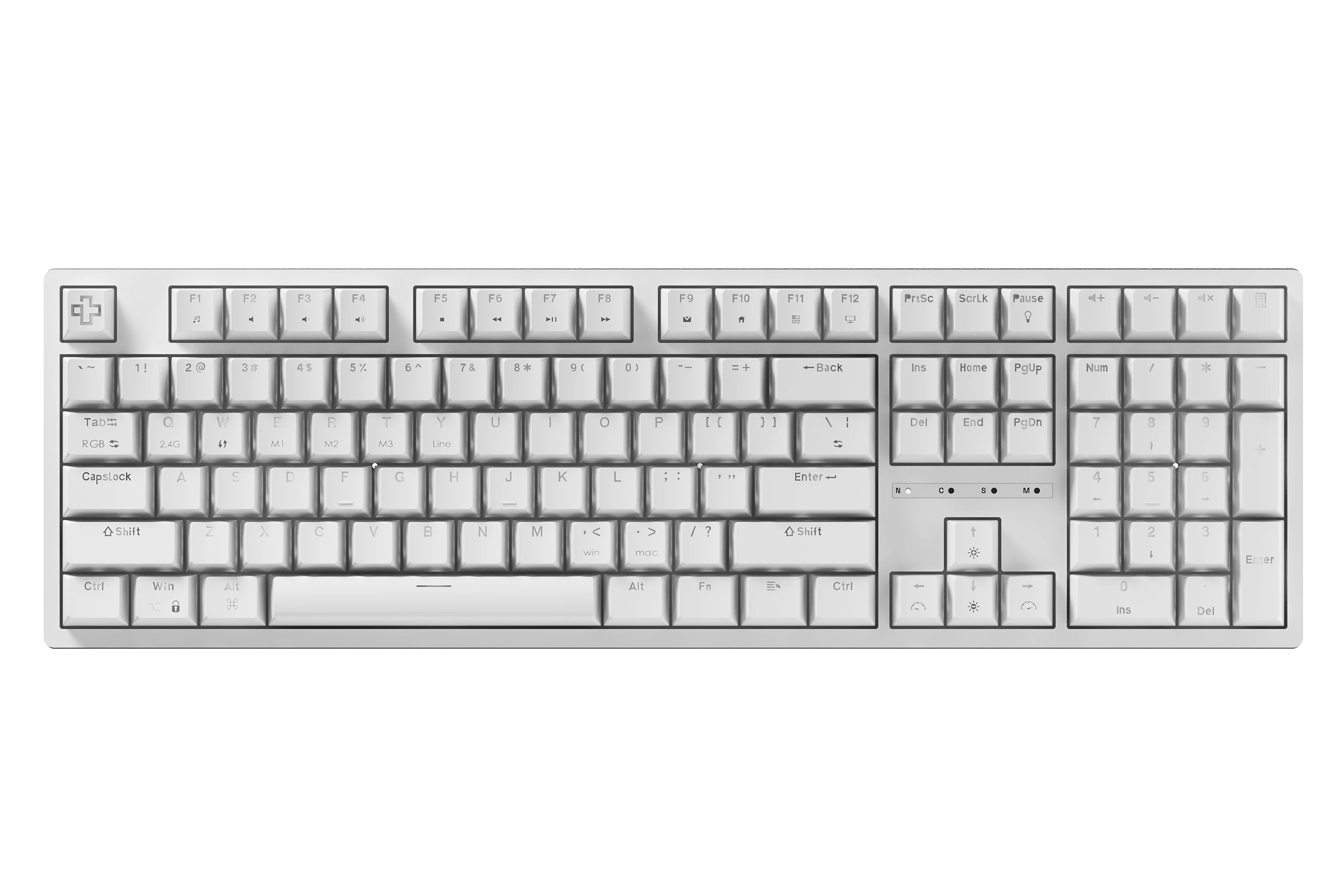 QwertyKey H100 Alba Bluetooth Wireless Hotswap RGB Tastatura Mecanica Gaming