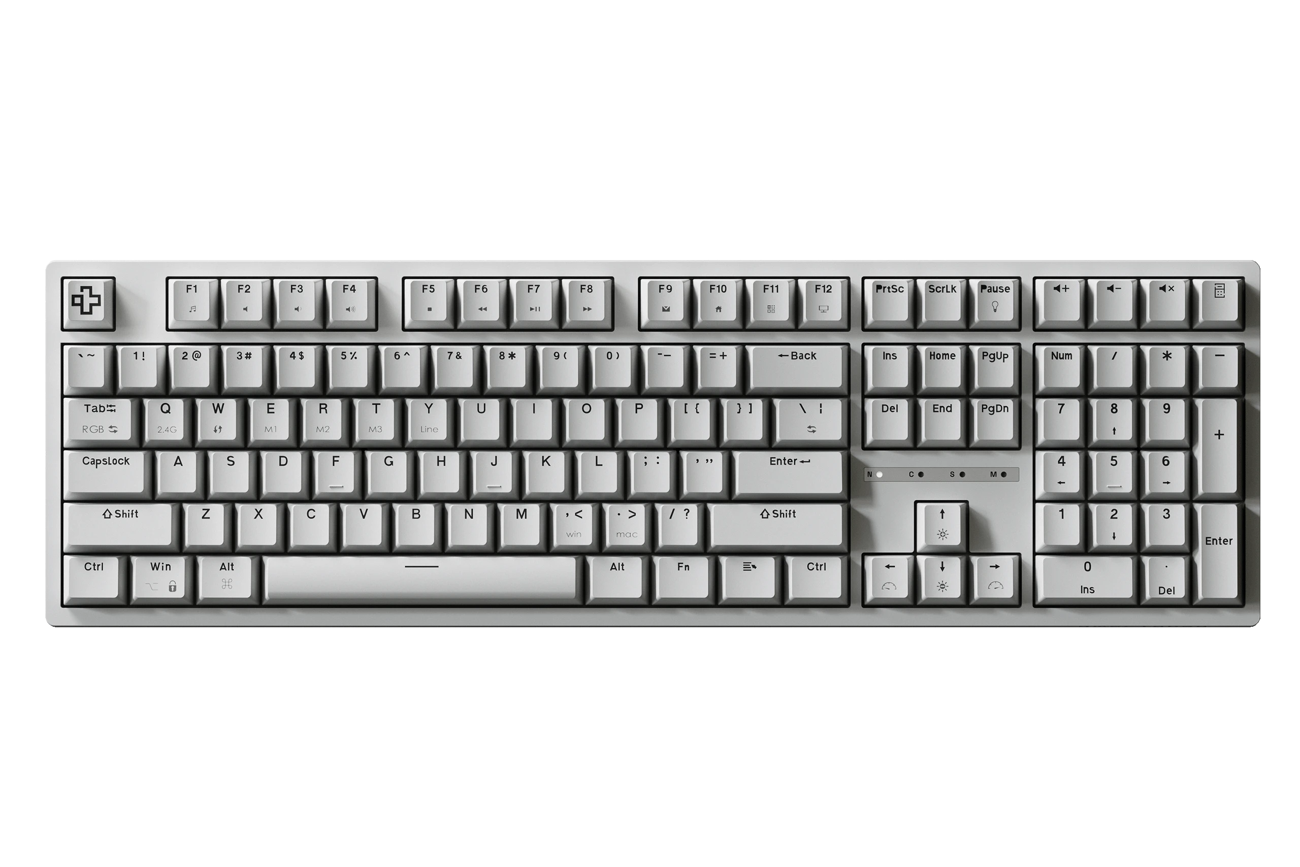 QwertyKey H100 Alba Bluetooth Wireless Hotswap RGB Tastatura Mecanica Gaming