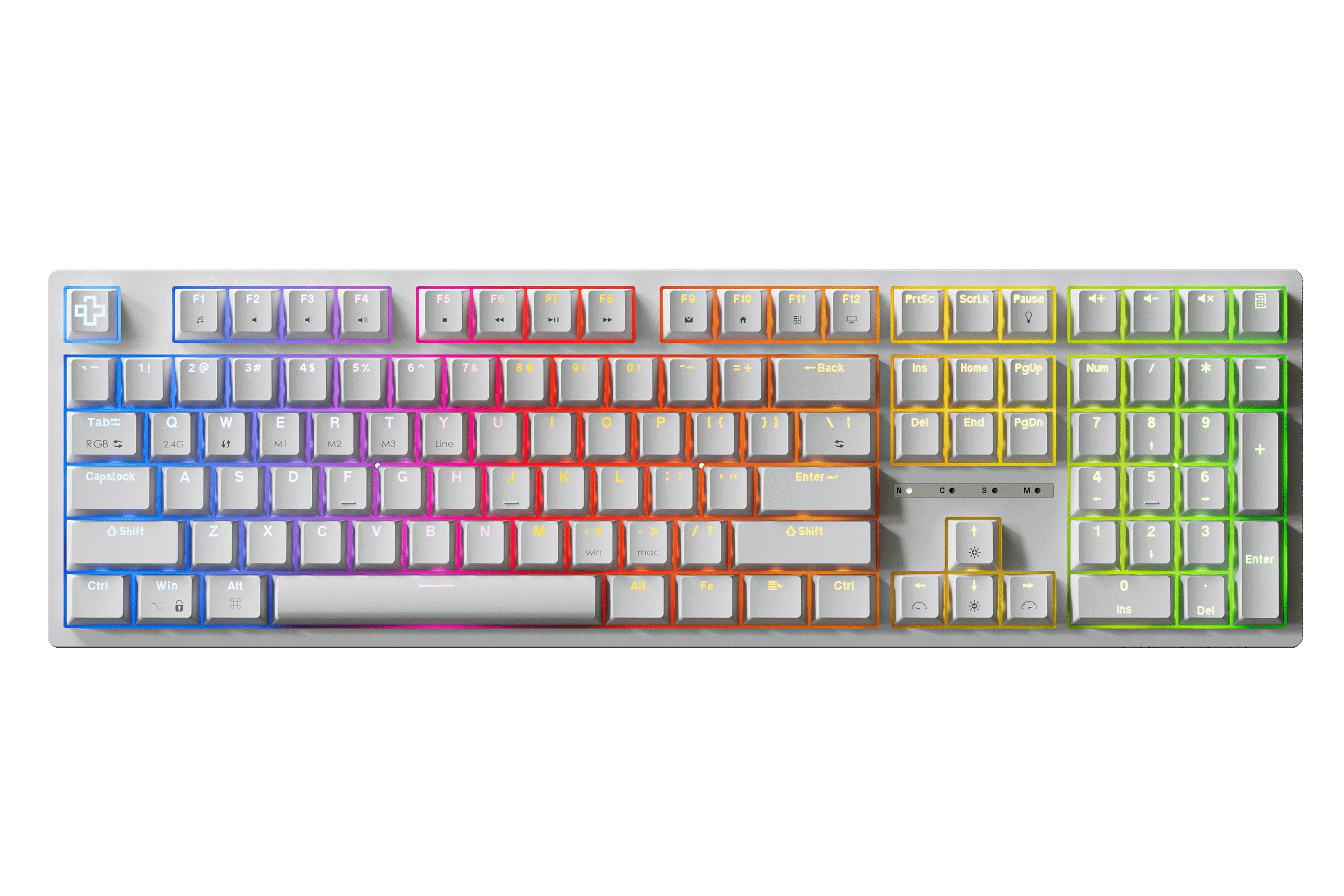 QwertyKey H100 Alba Bluetooth Wireless Hotswap RGB Tastatura Mecanica Gaming