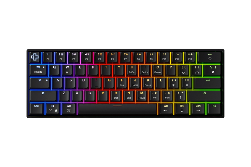 QwertyKey H61 Split Black keyboard