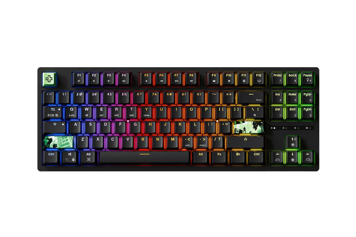 QwertyKey H87 Black keyboard