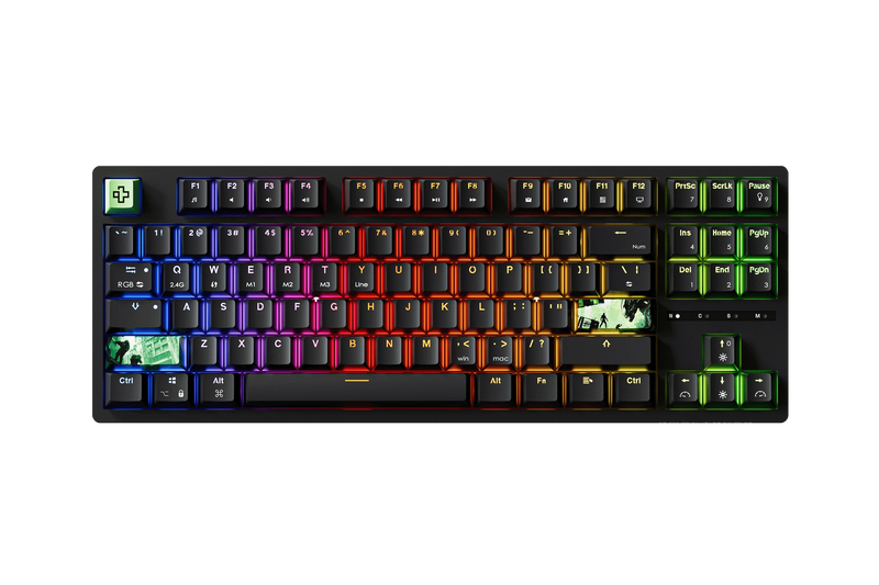 QwertyKey H87 Black keyboard