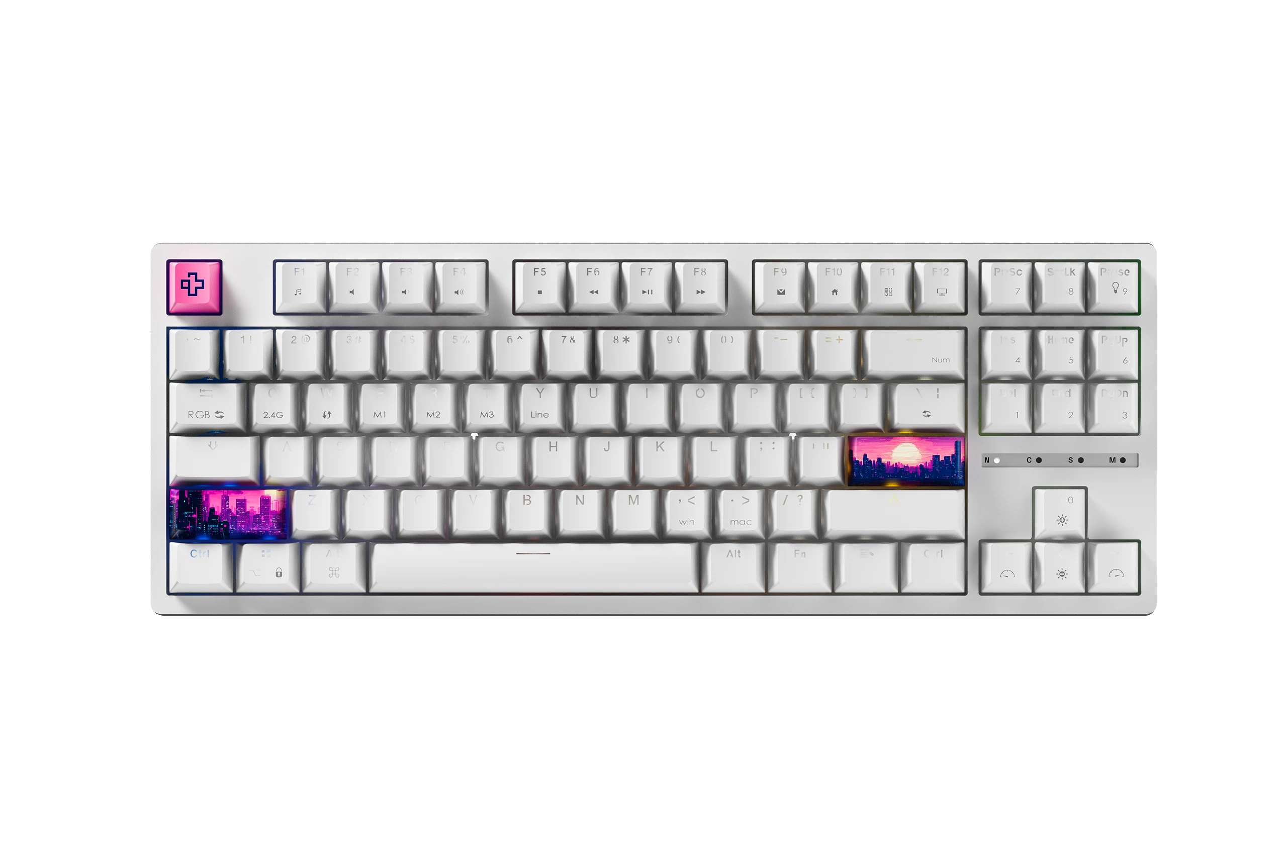 QwertyKey H87 Alba Bluetooth Wireless Hotswap RGB Tastatura Mecanica Gaming