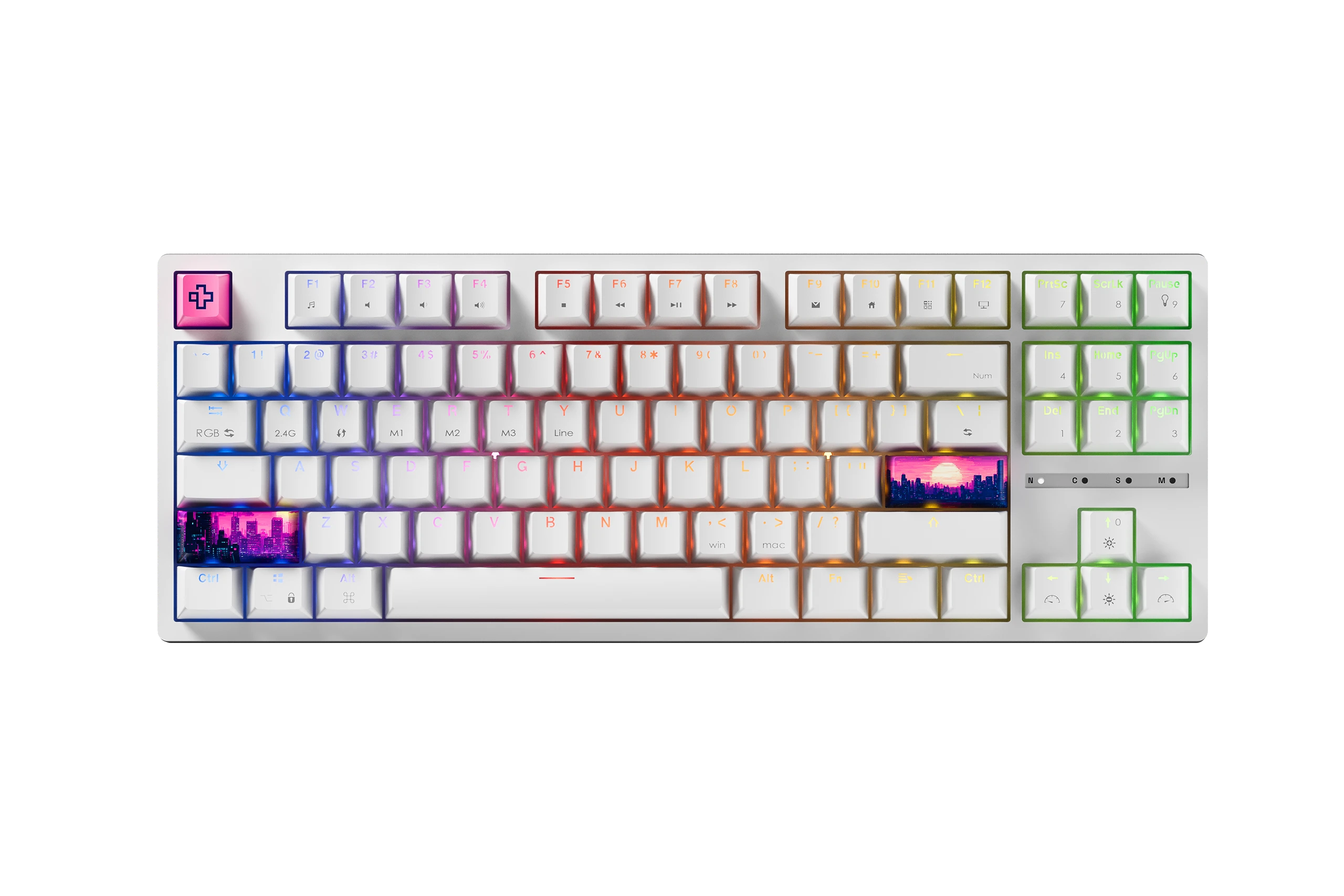 QwertyKey H87 Alba Bluetooth Wireless Hotswap RGB Tastatura Mecanica Gaming