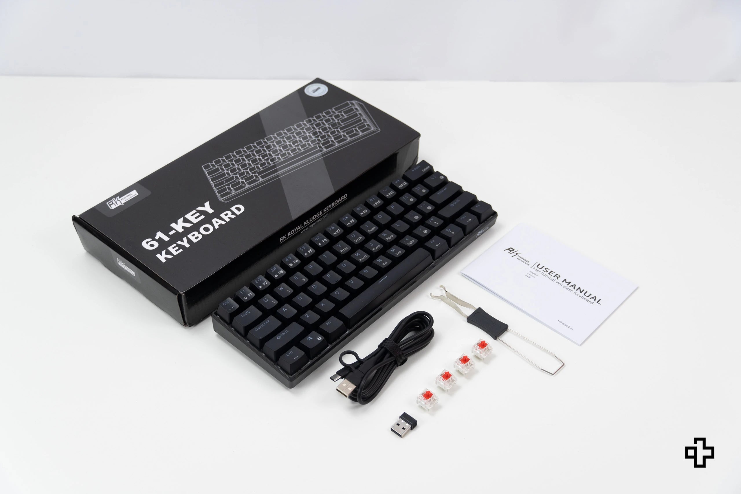 Royal Kludge RK61 Hotswap Neagra Bluetooth Wireless Tastatura Mecanica Gaming