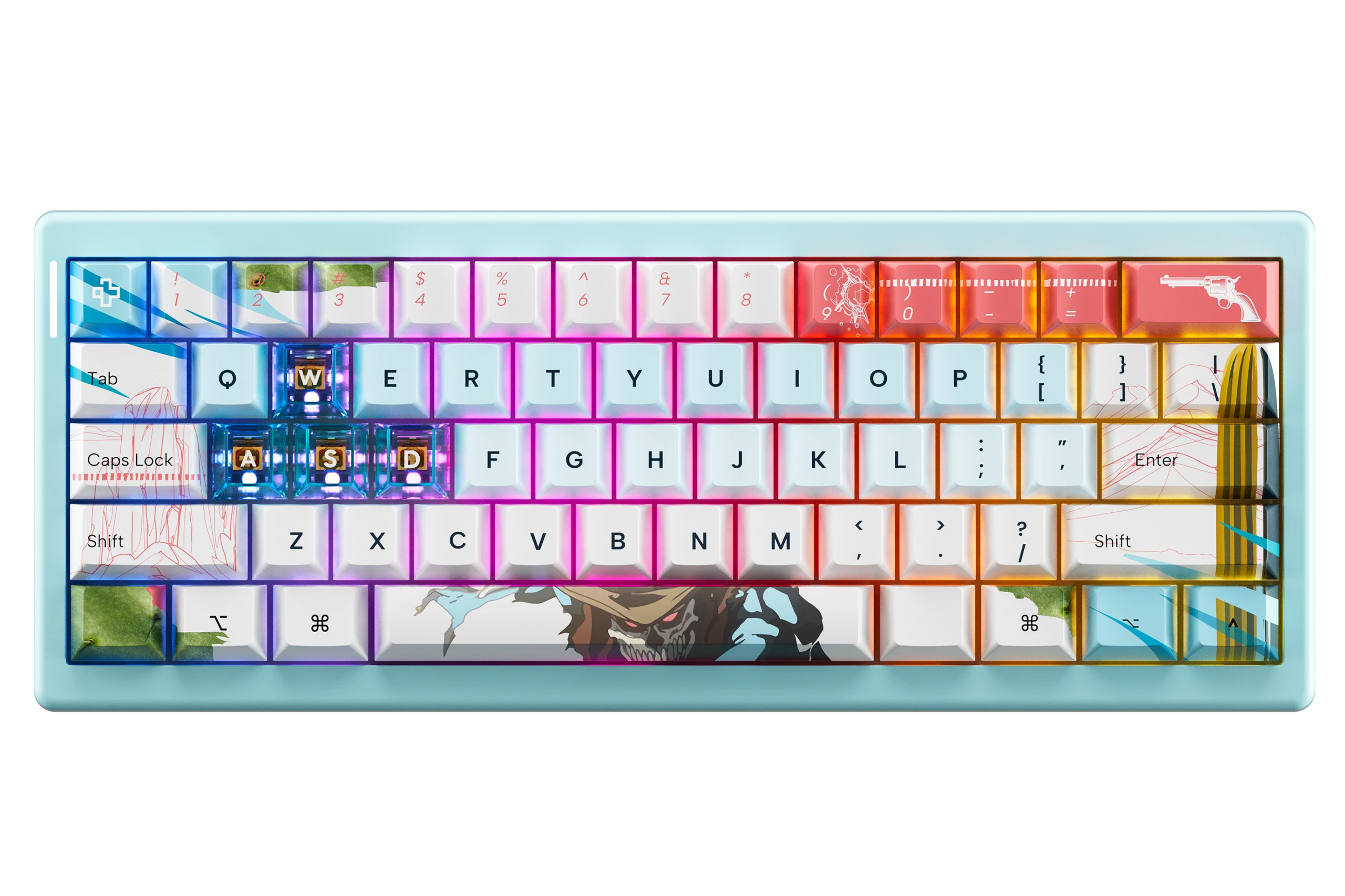 QwertyKey61 PRO Western Bluetooth Wireless Hotswap RGB VIA Tastatura Mecanica Gaming