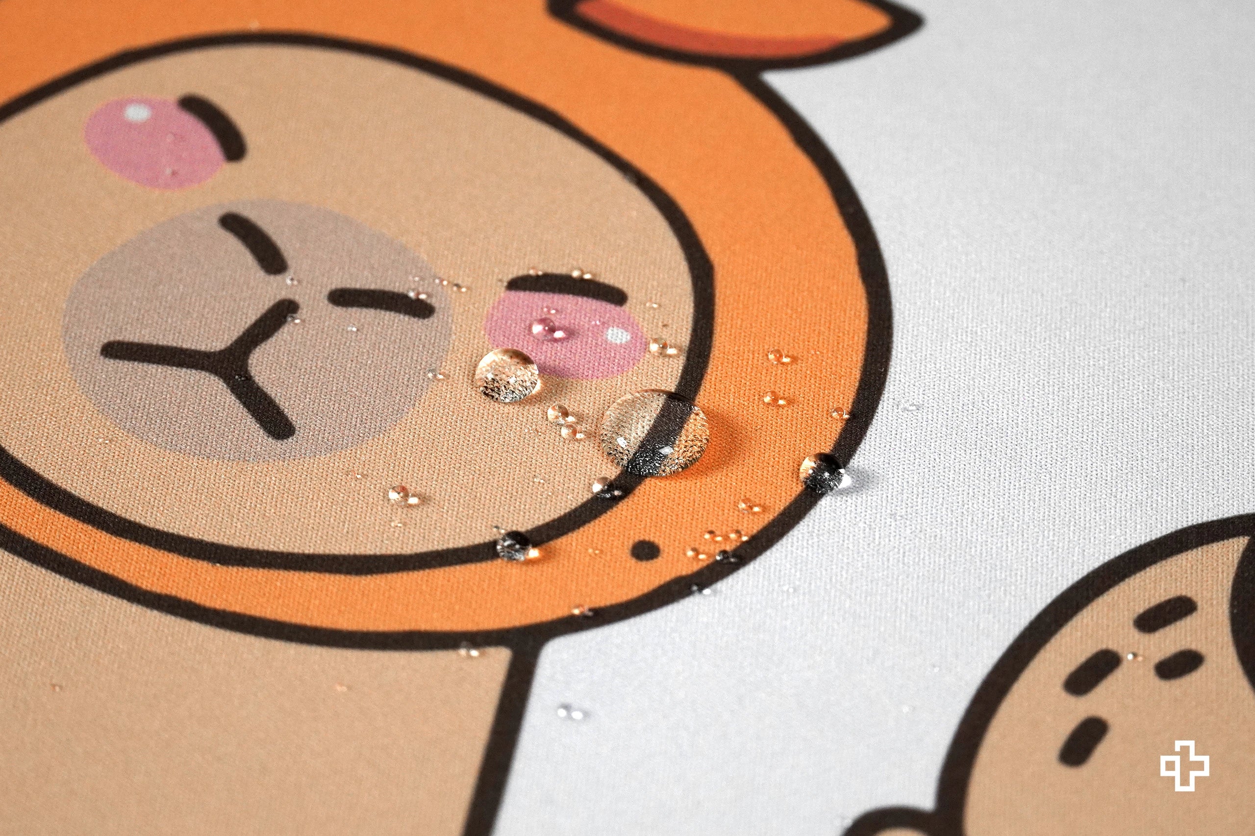 Deskmat Mousepad QwertyKey Capybara 4mm margini cusute