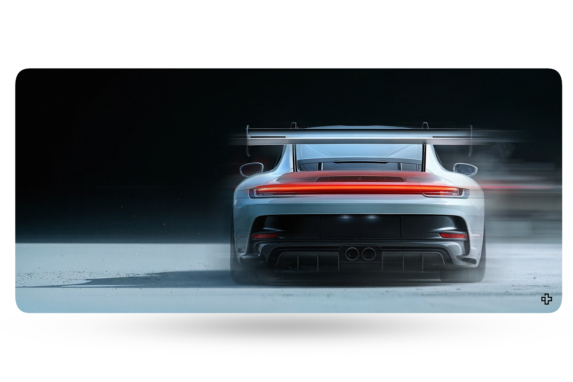 Deskmat Mousepad QwertyKey Car GT 4mm margini cusute