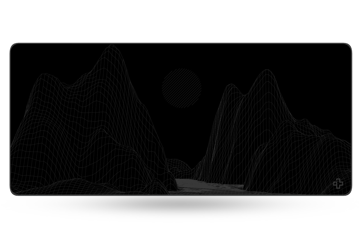 Deskmat Flow Dark Negru