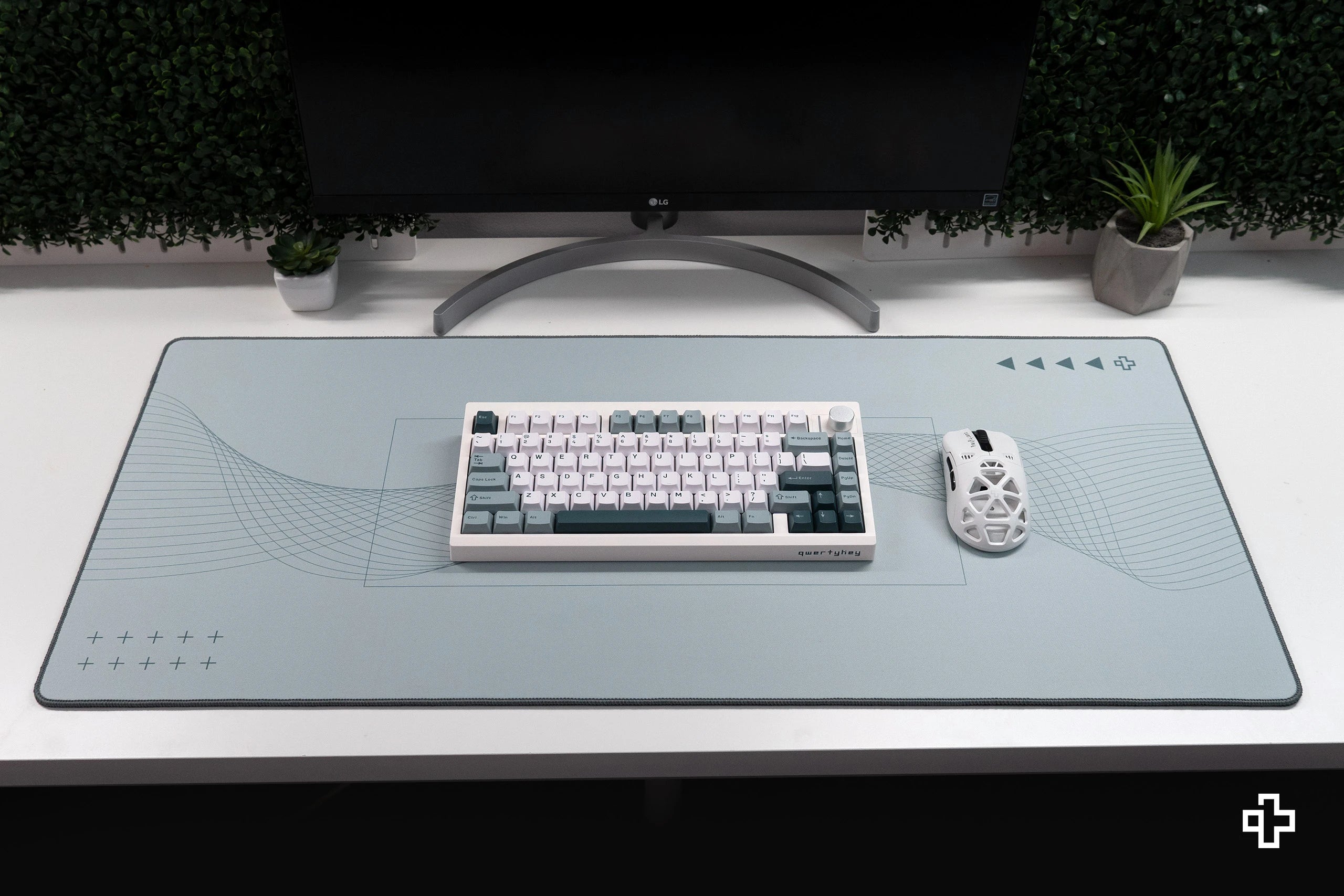 Deskmat Mousepad Flow Light 4mm margini cusute