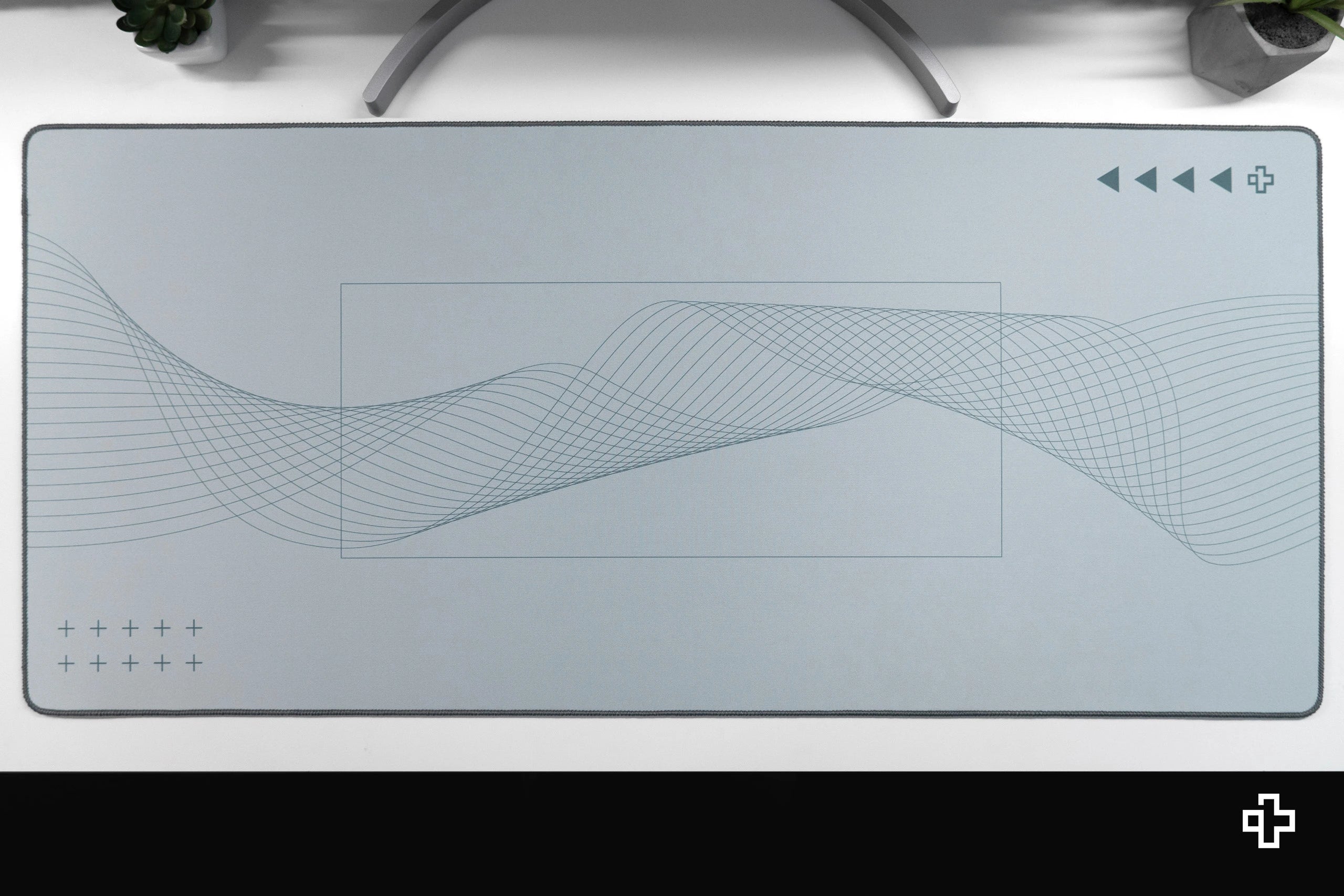 Deskmat Mousepad Flow Light 4mm margini cusute