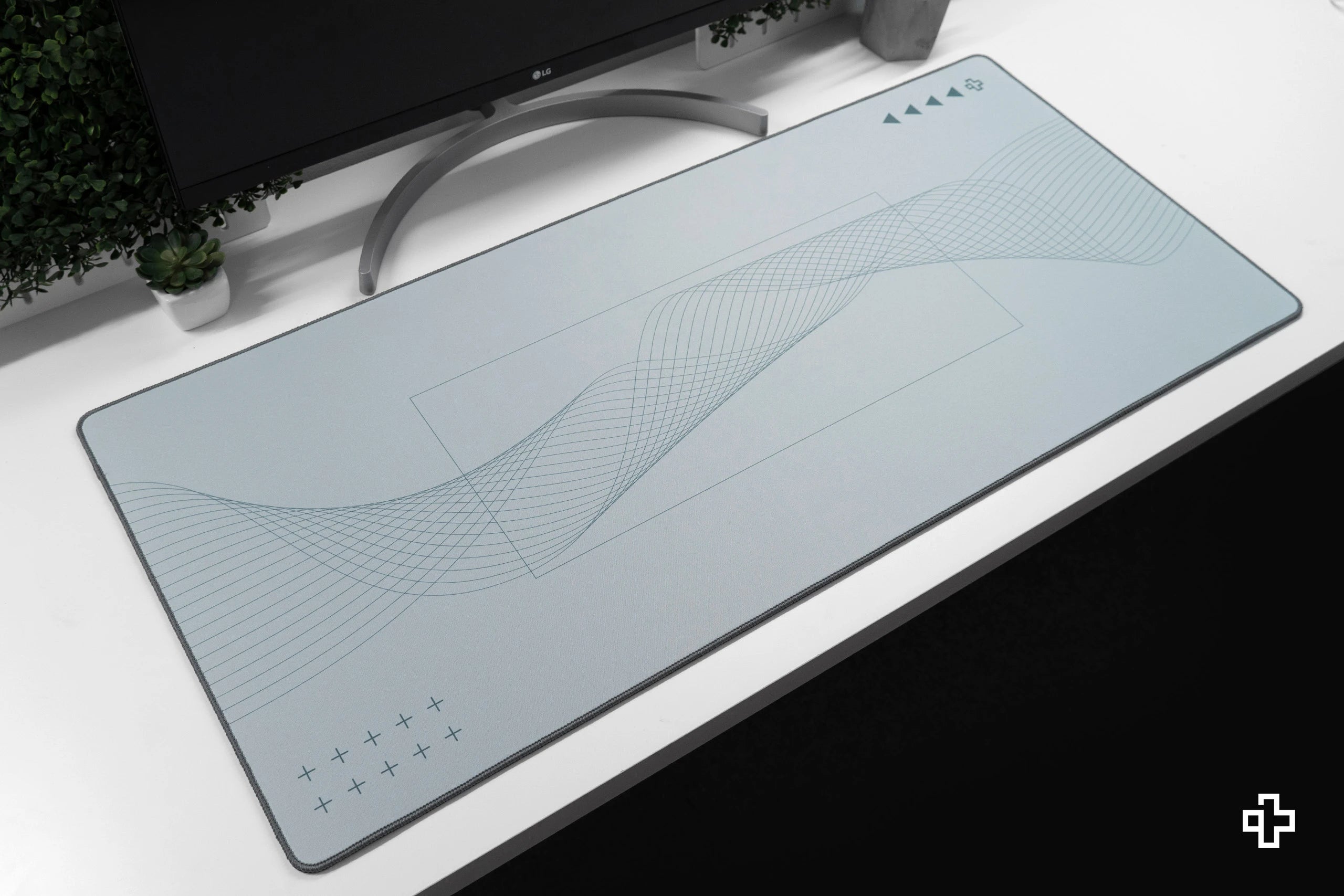 Deskmat Mousepad Flow Light 4mm margini cusute