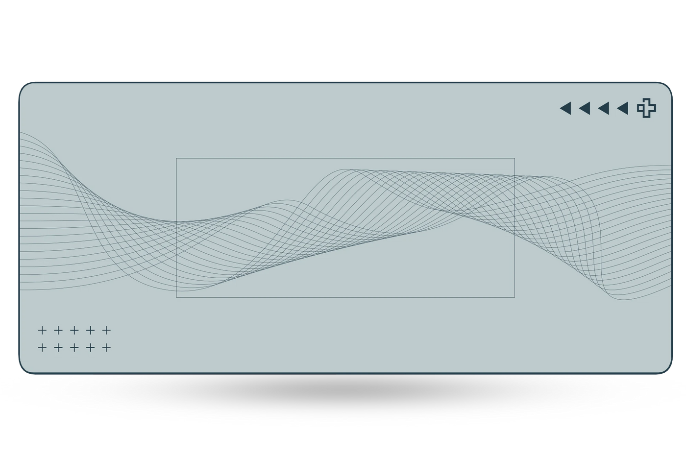 Deskmat Flow Light