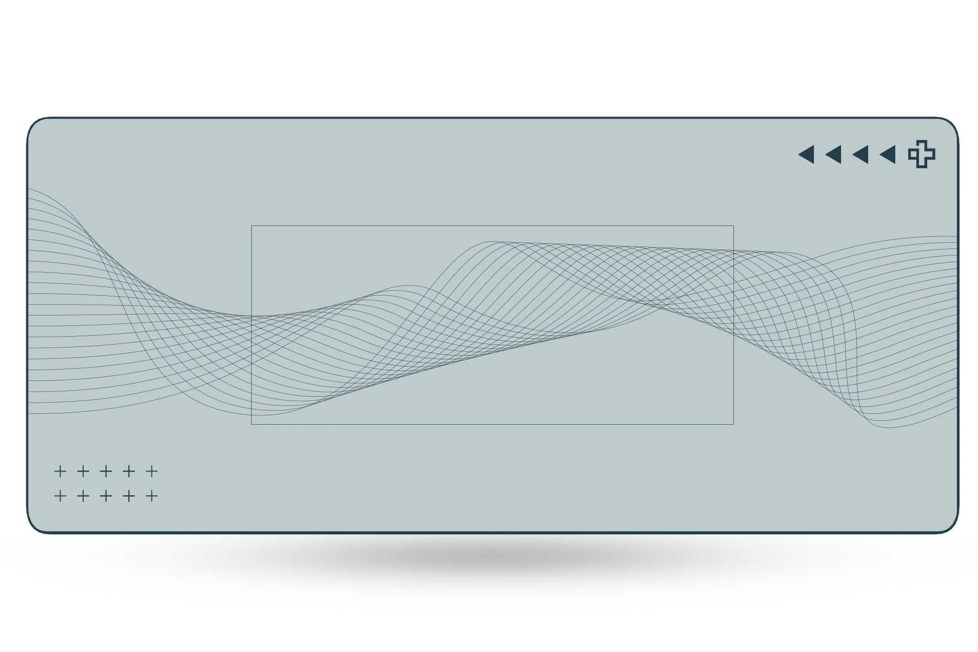 Deskmat Mousepad Flow Light 4mm margini cusute