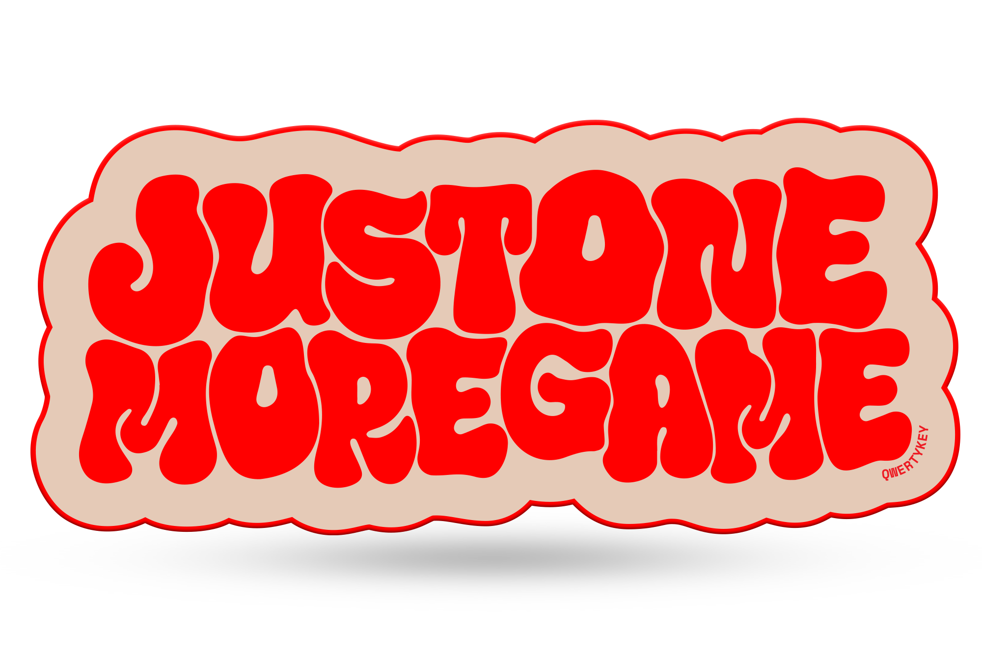 Deskmat Mousepad QwertyKey Game Waterproof, Margini Cusute, Grosime 4mm, Spate Cauciucat