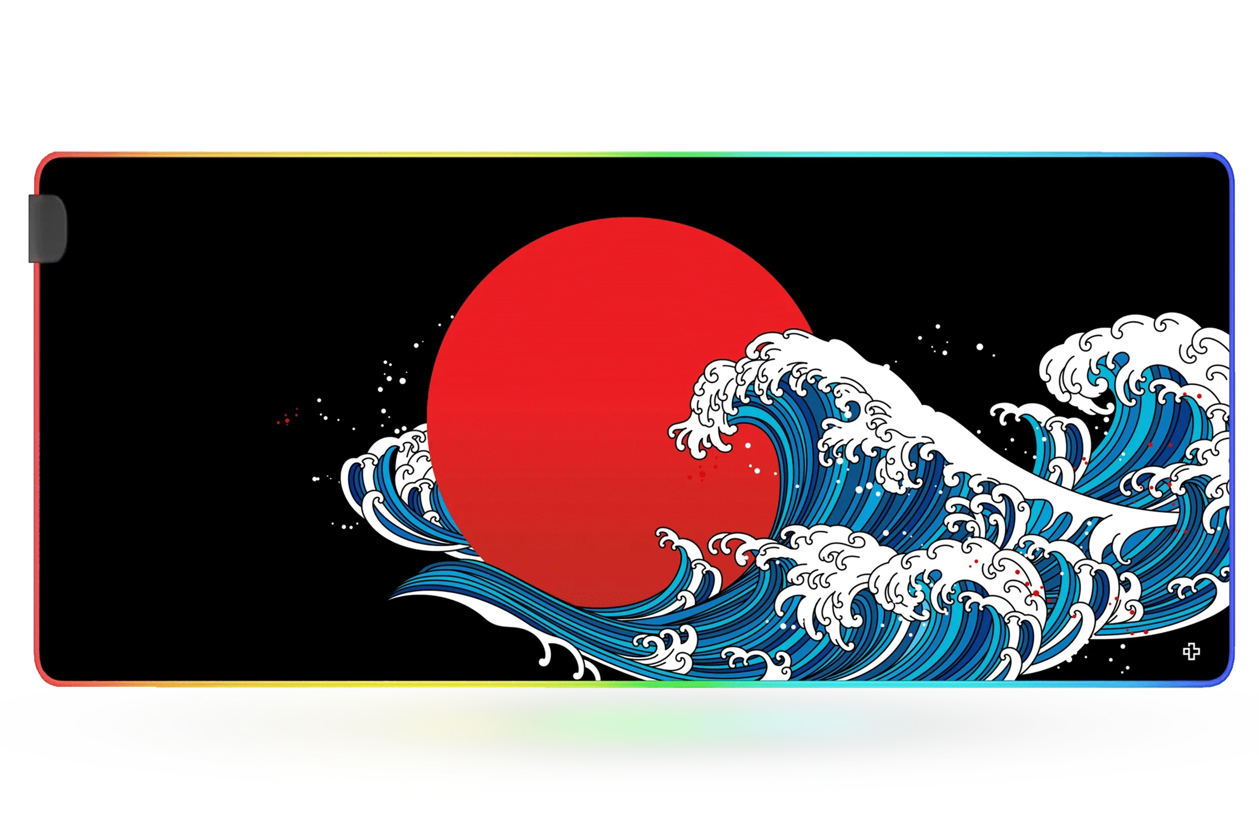 Deskmat Mousepad QwertyKey RGB JapanWave Software 4mm margini cusute