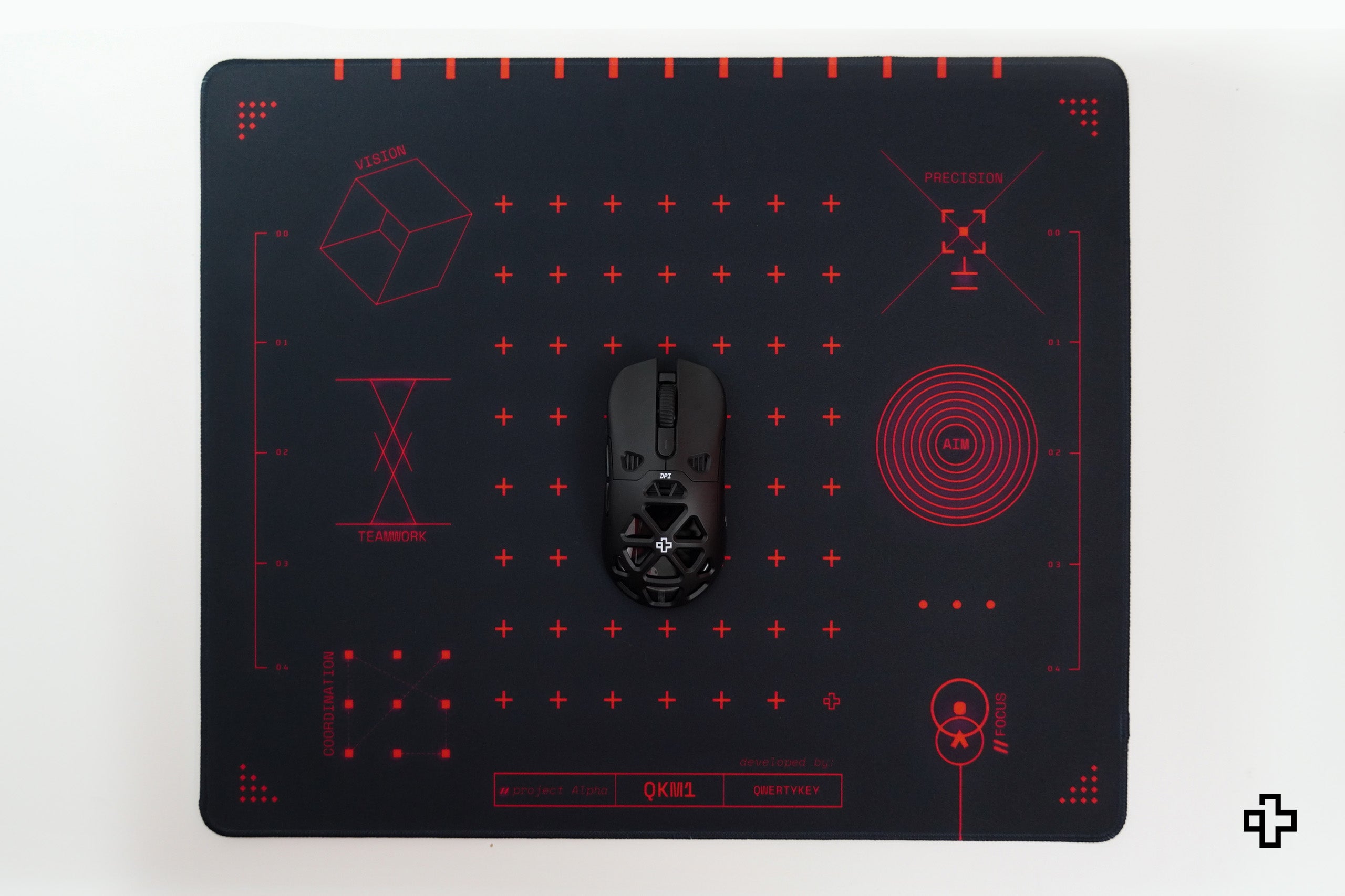 Mousepad QwertyKey QKM1 4mm margini cusute gaming