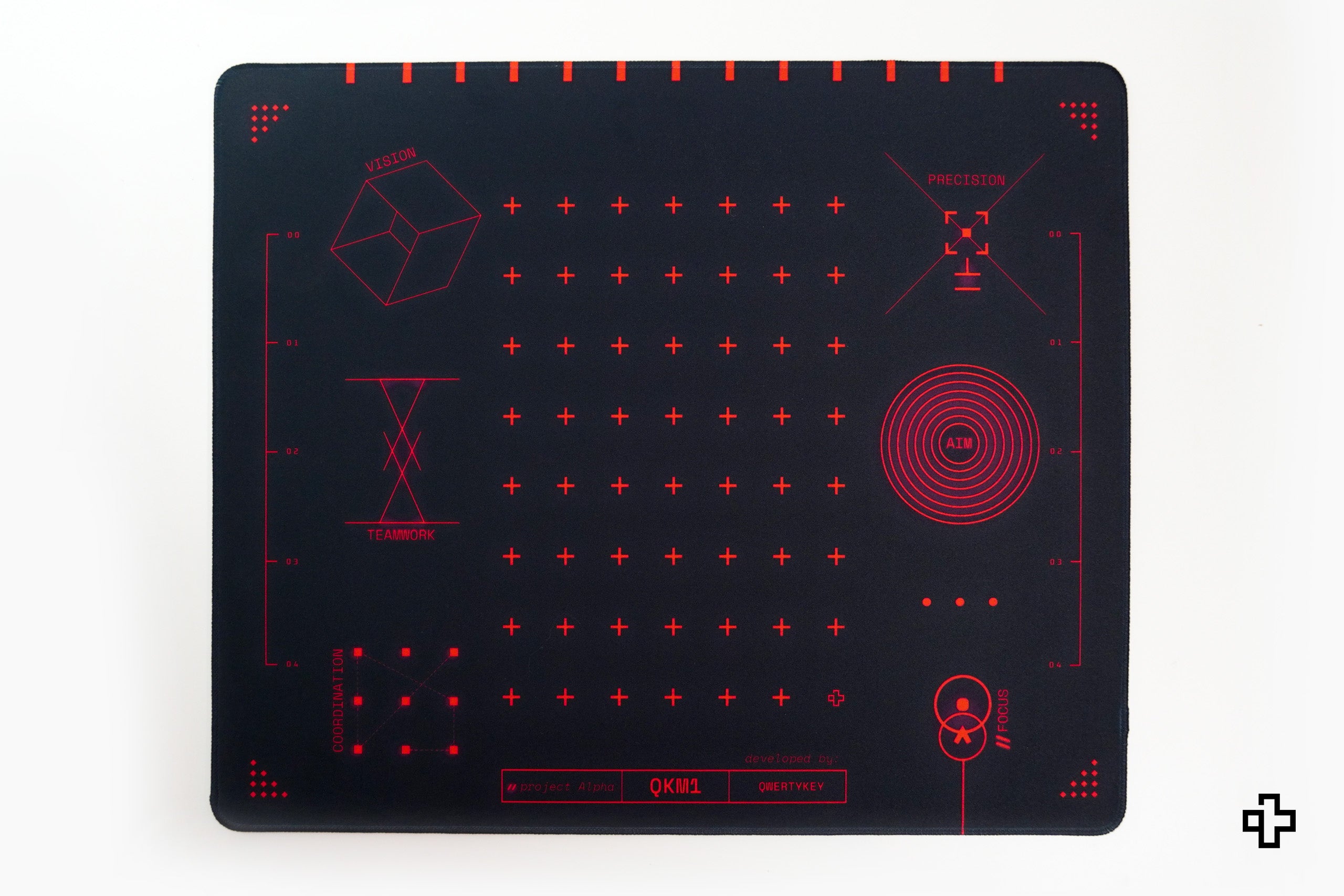 Mousepad QwertyKey QKM1 4mm margini cusute gaming