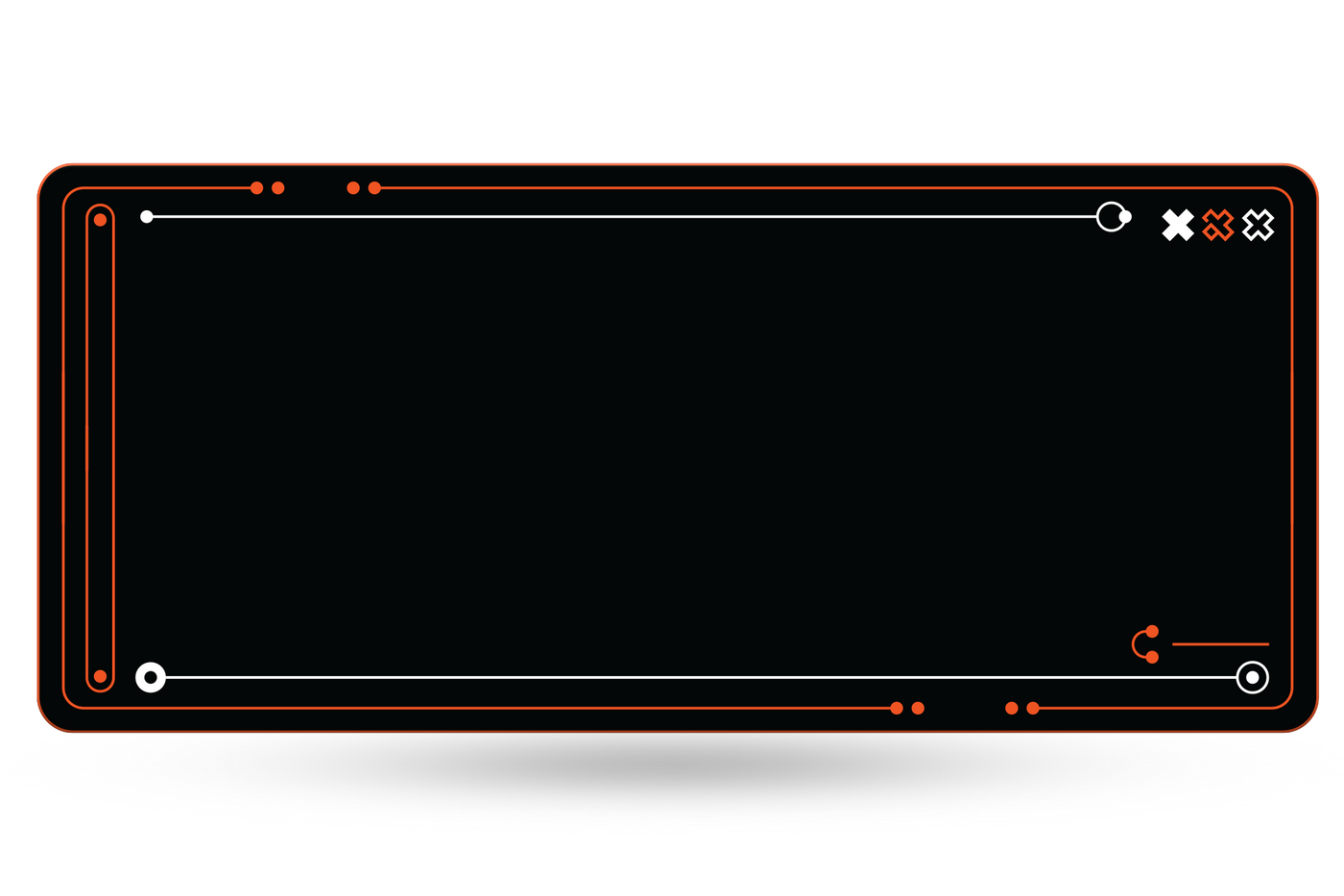 Deskmat Phantom Negru