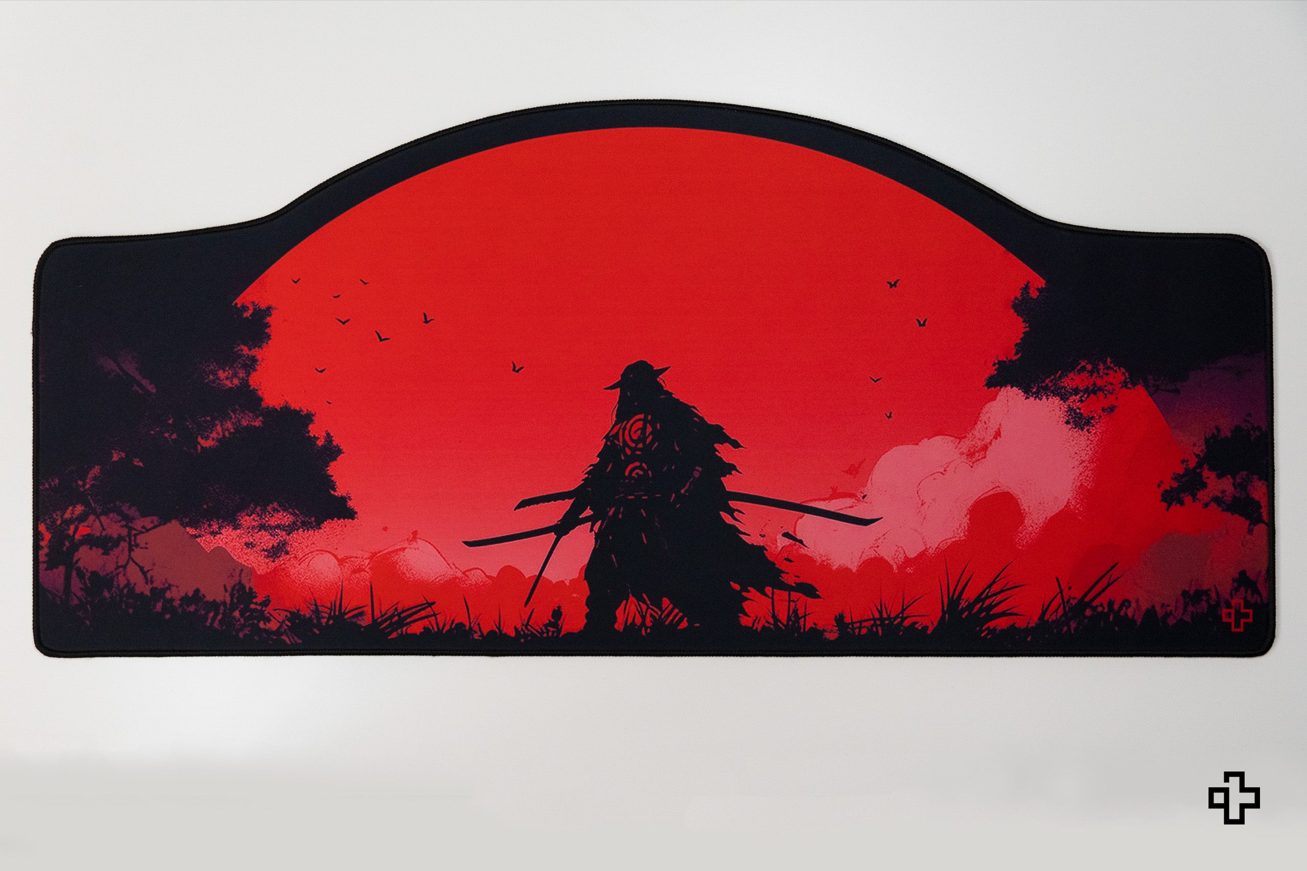 Deskmat Mousepad QwertyKey Samurai 4mm margini cusute