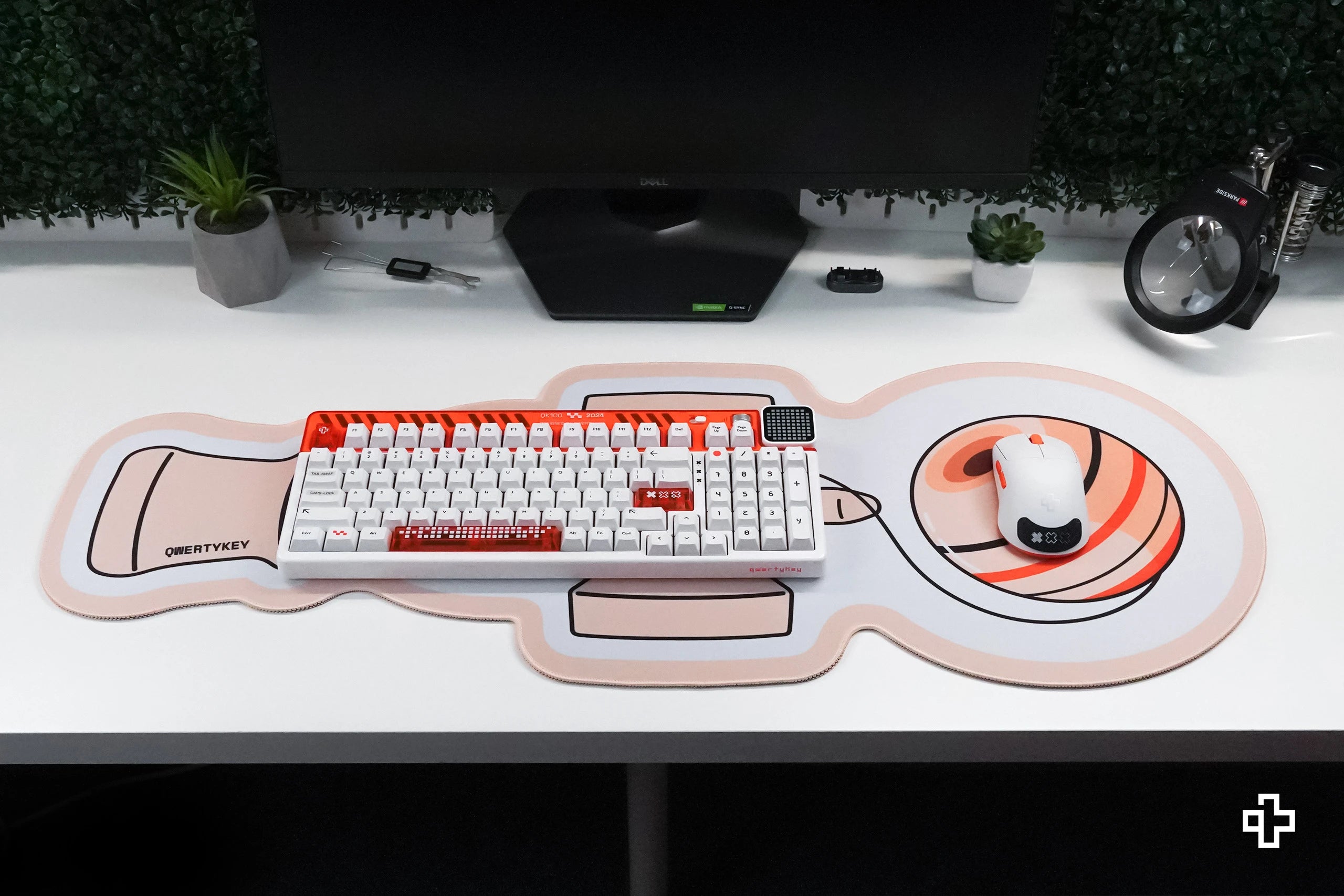 Deskmat Mousepad QwertyKey Kendama 4mm margini cusute