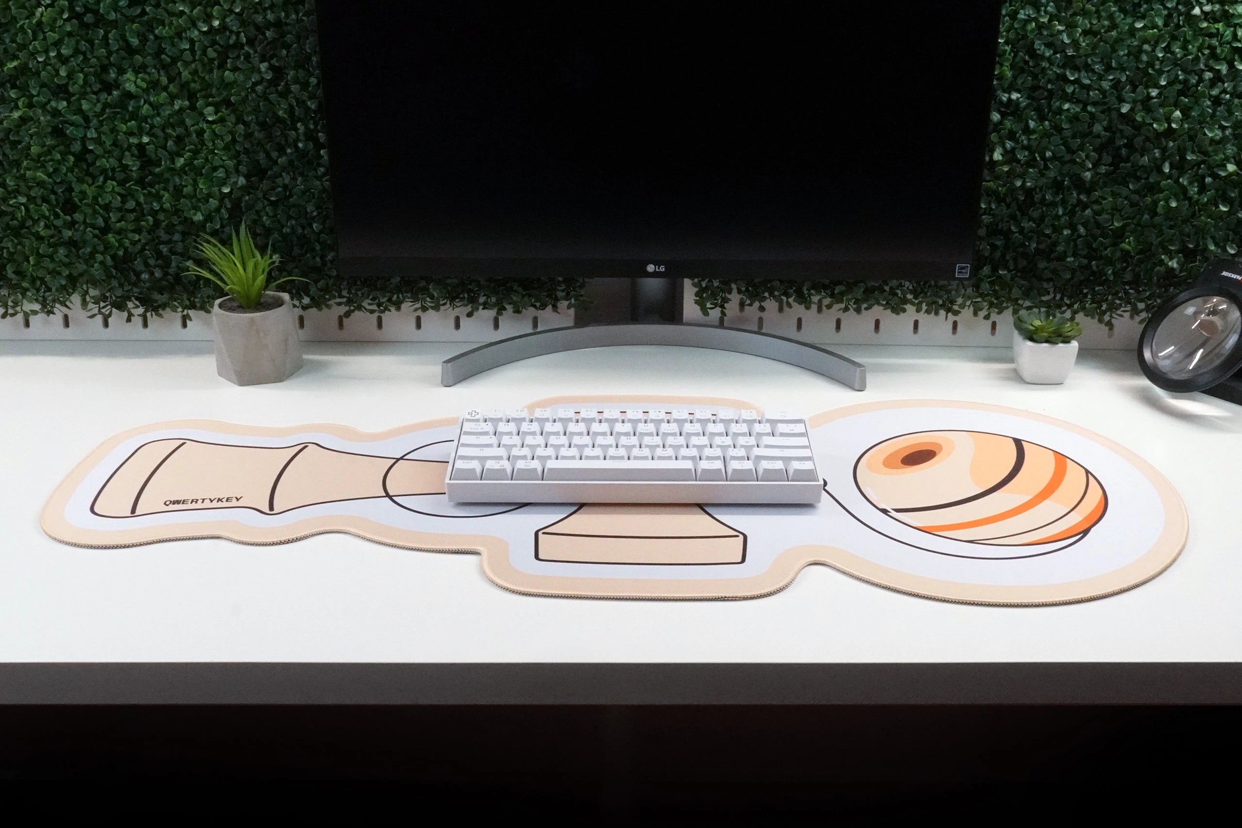 Deskmat Mousepad QwertyKey Kendama 4mm margini cusute