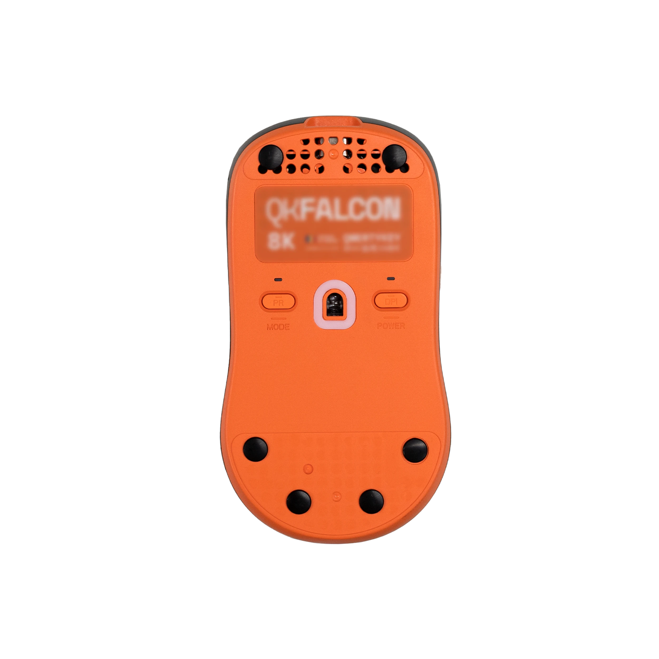 QwertyKey Glass Mouse Skates 40 Dots | PTFE + UPE
