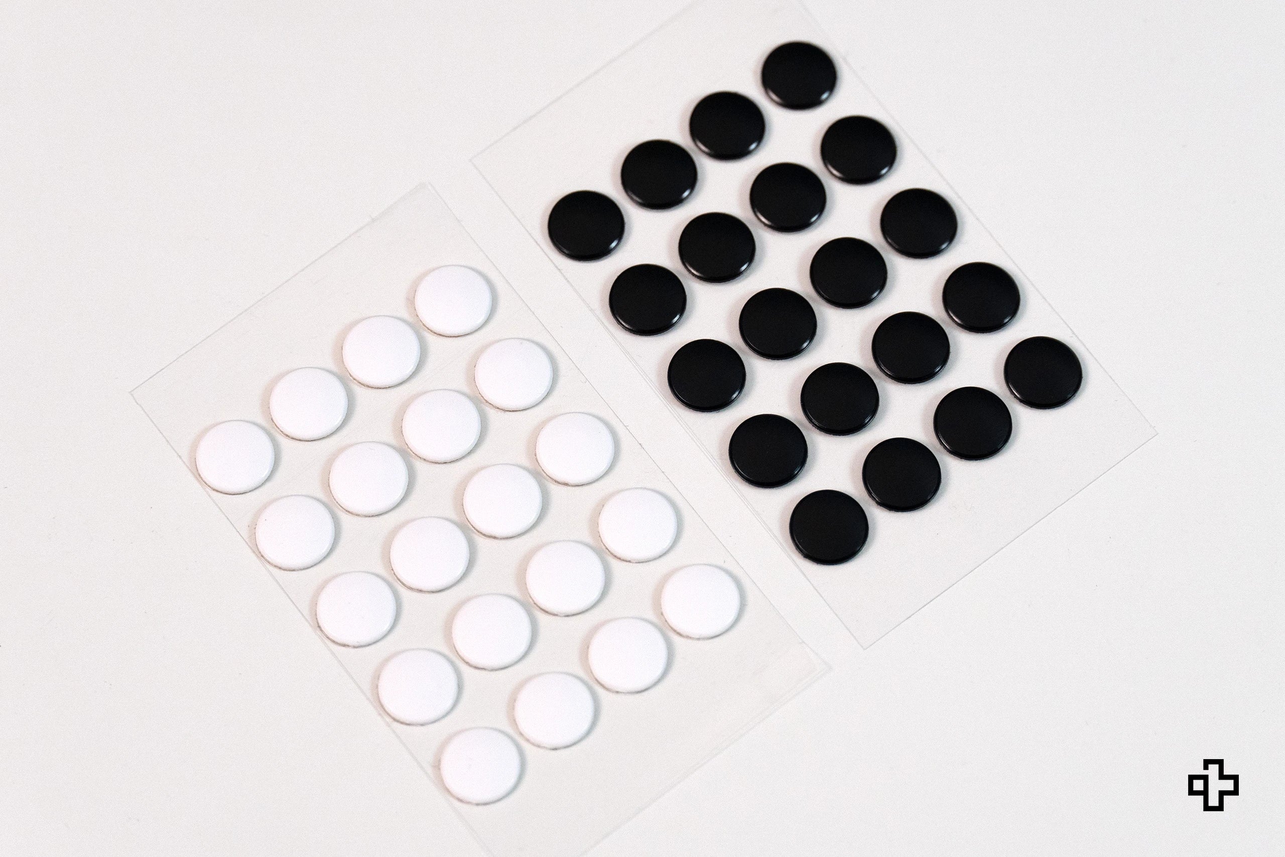 QwertyKey Glass Mouse Skates 40 Dots | PTFE + UPE