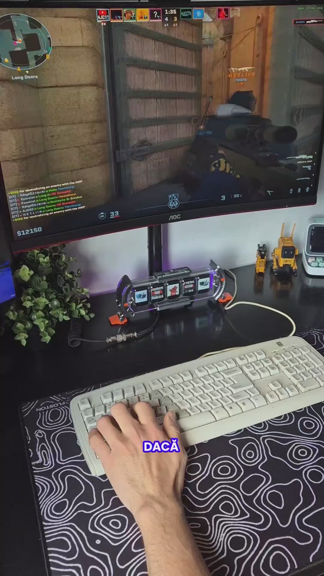 Videoclip cu PCHUBFIX despre QwertyKey75 HE Striker – Tastatură Gaming Magnetică Hall Effect, Rapid Trigger, Snap Tap, Full RGB