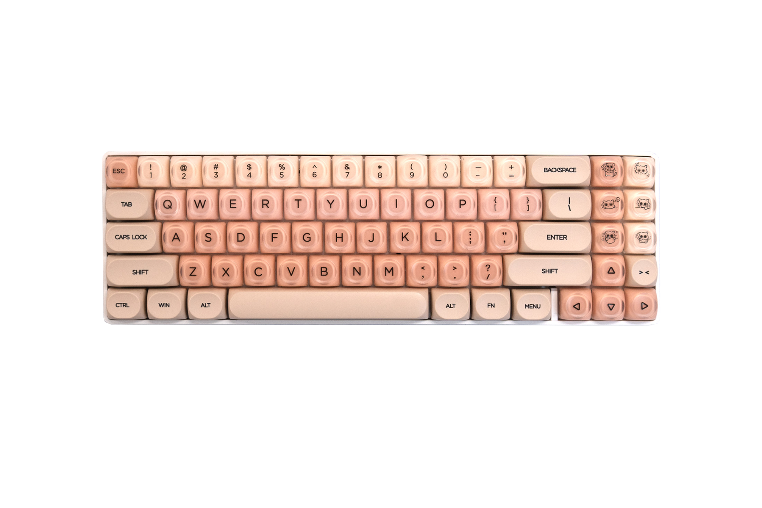 Set Taste QwertyKey Peach Cream Profil HOA