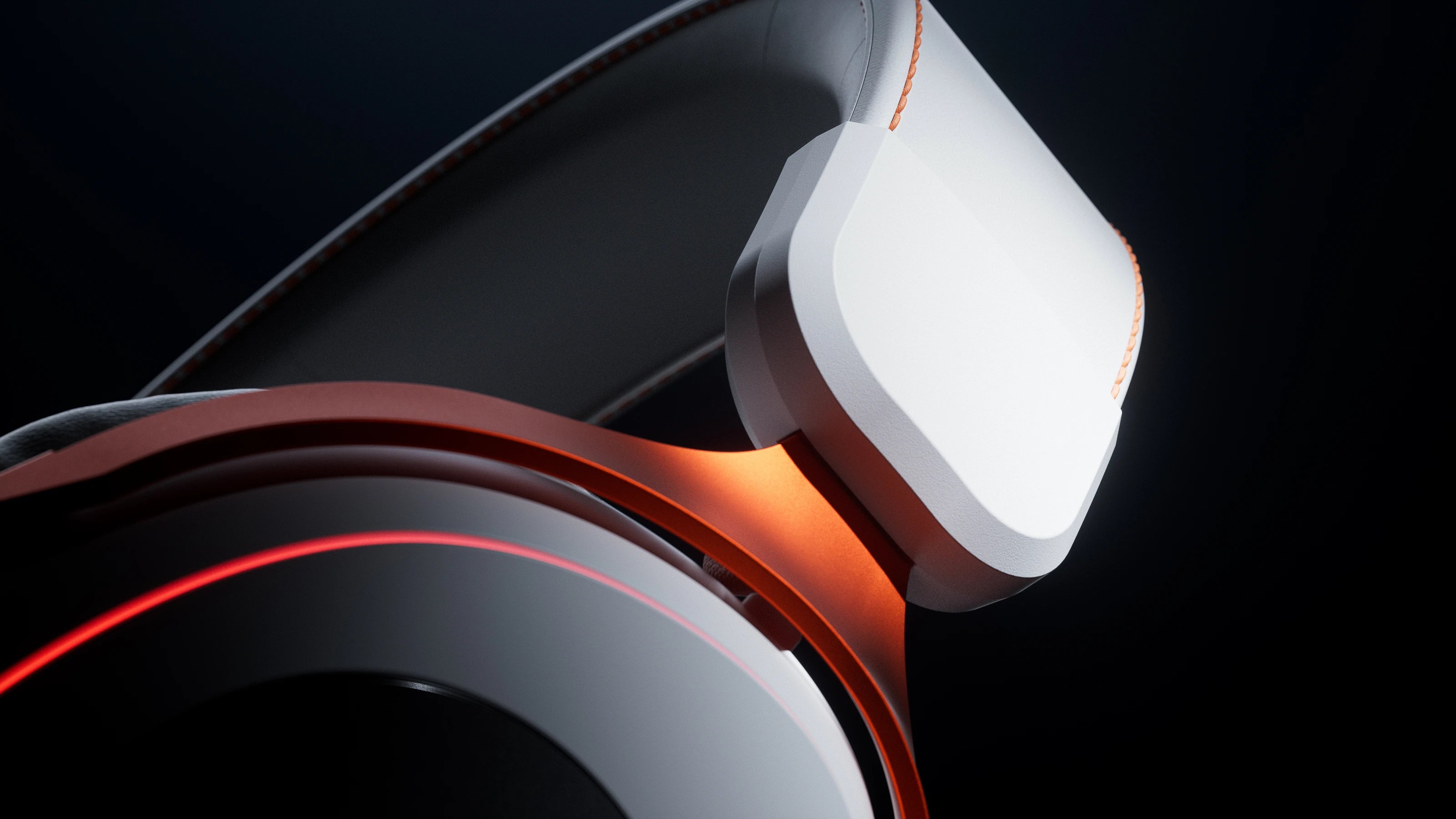 Casti gaming wireless QwertyKey Pulse Albe, Trio Mode, RGB, Software, Microfon cu functie de Noise Canceling cu AI