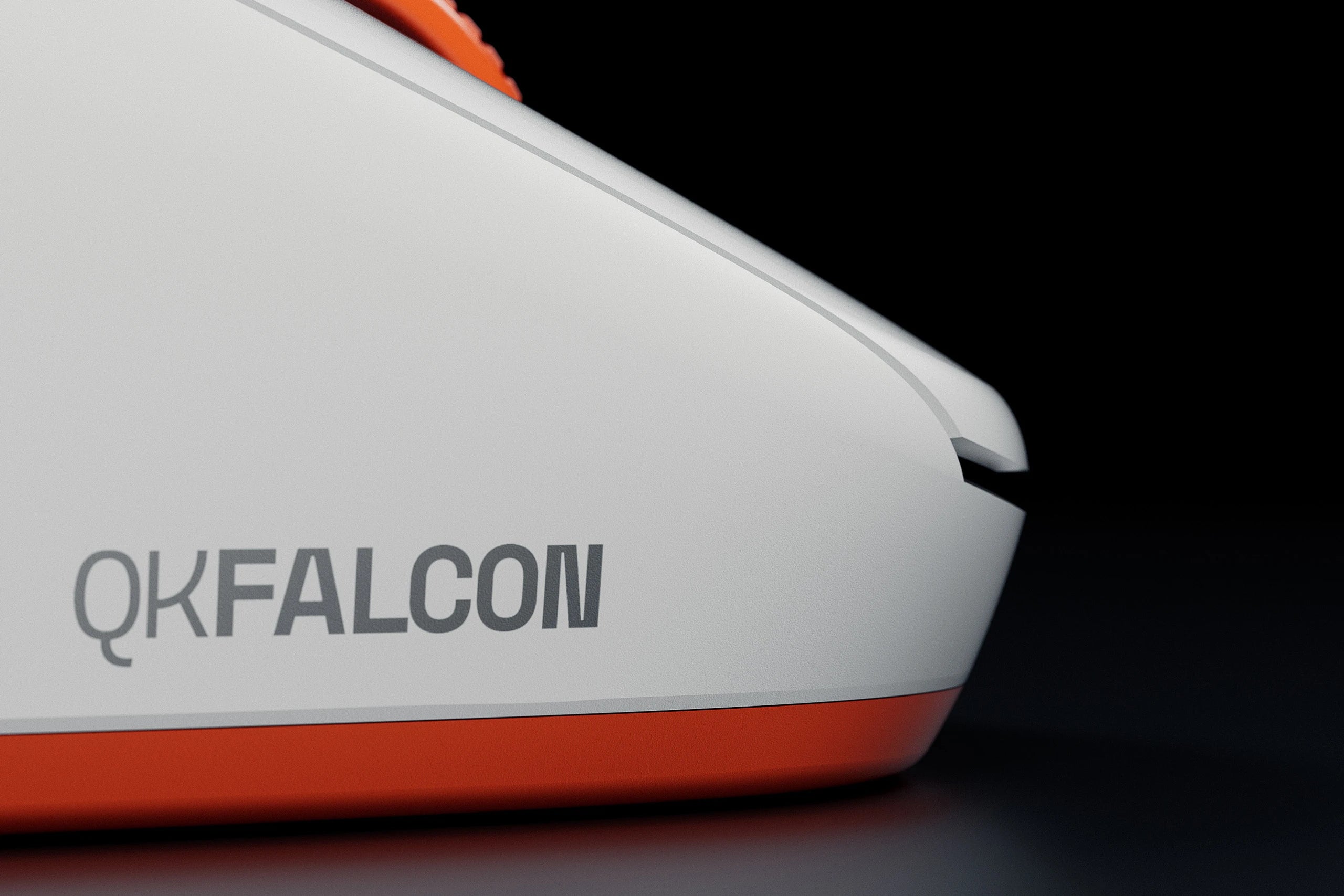 Mouse Gaming QwertyKey Falcon Alb 8K, 30.000 DPI, Bluetooth Wireless Trio Mode, Pixart 3950