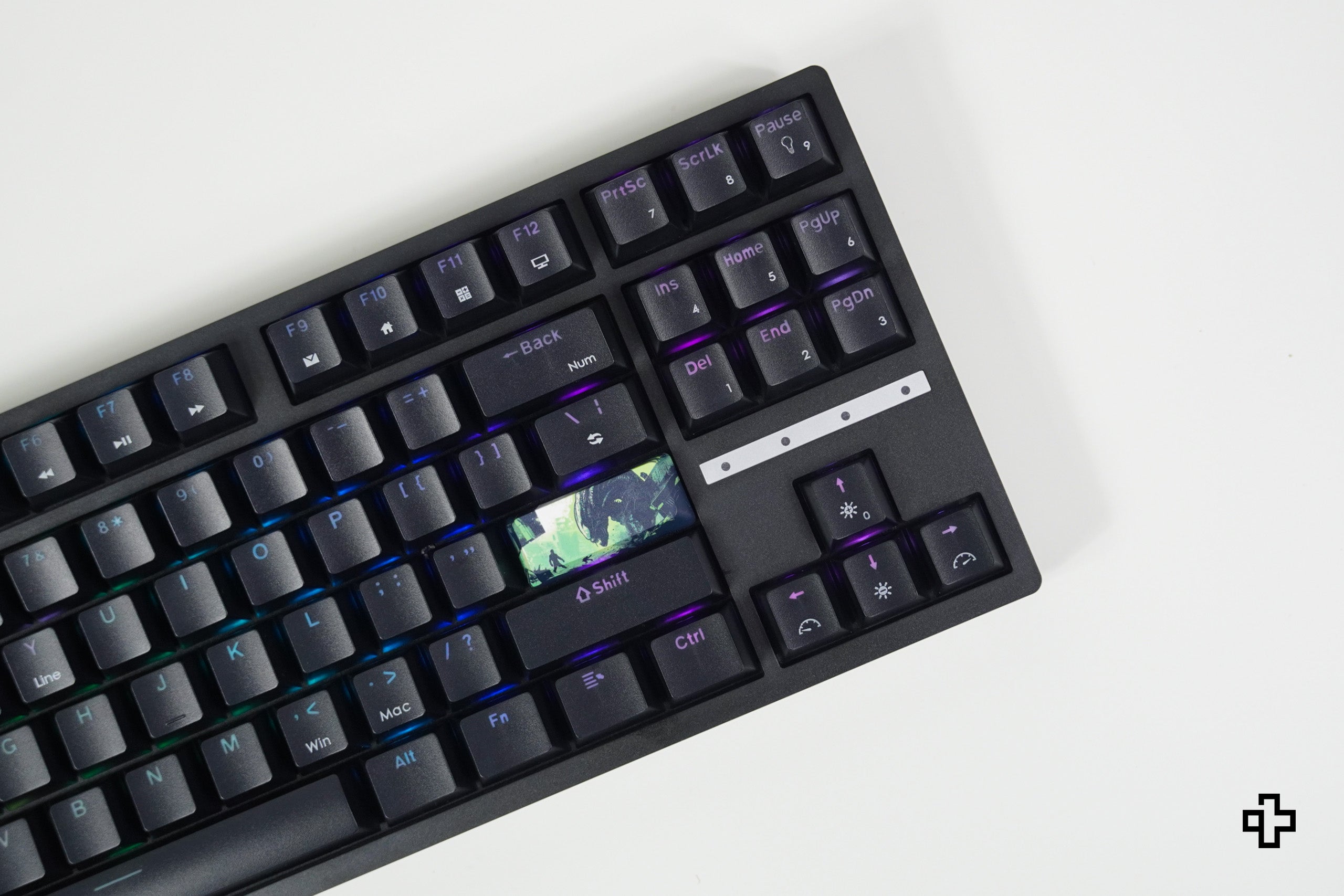 QwertyKey H87 Neagra  Bluetooth Wireless Hotswap RGB Tastatura Mecanica Gaming