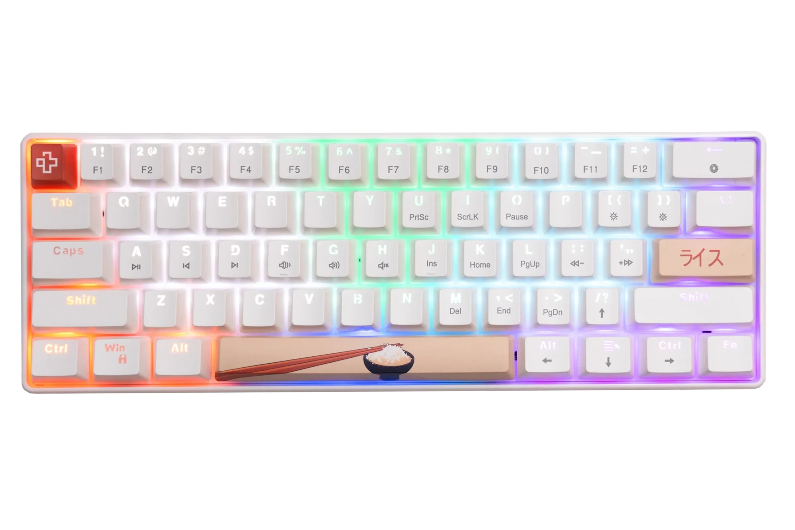 QwertyKey Rice V3 Alba Hotswap RGB Software Tastatura Mecanica Gaming