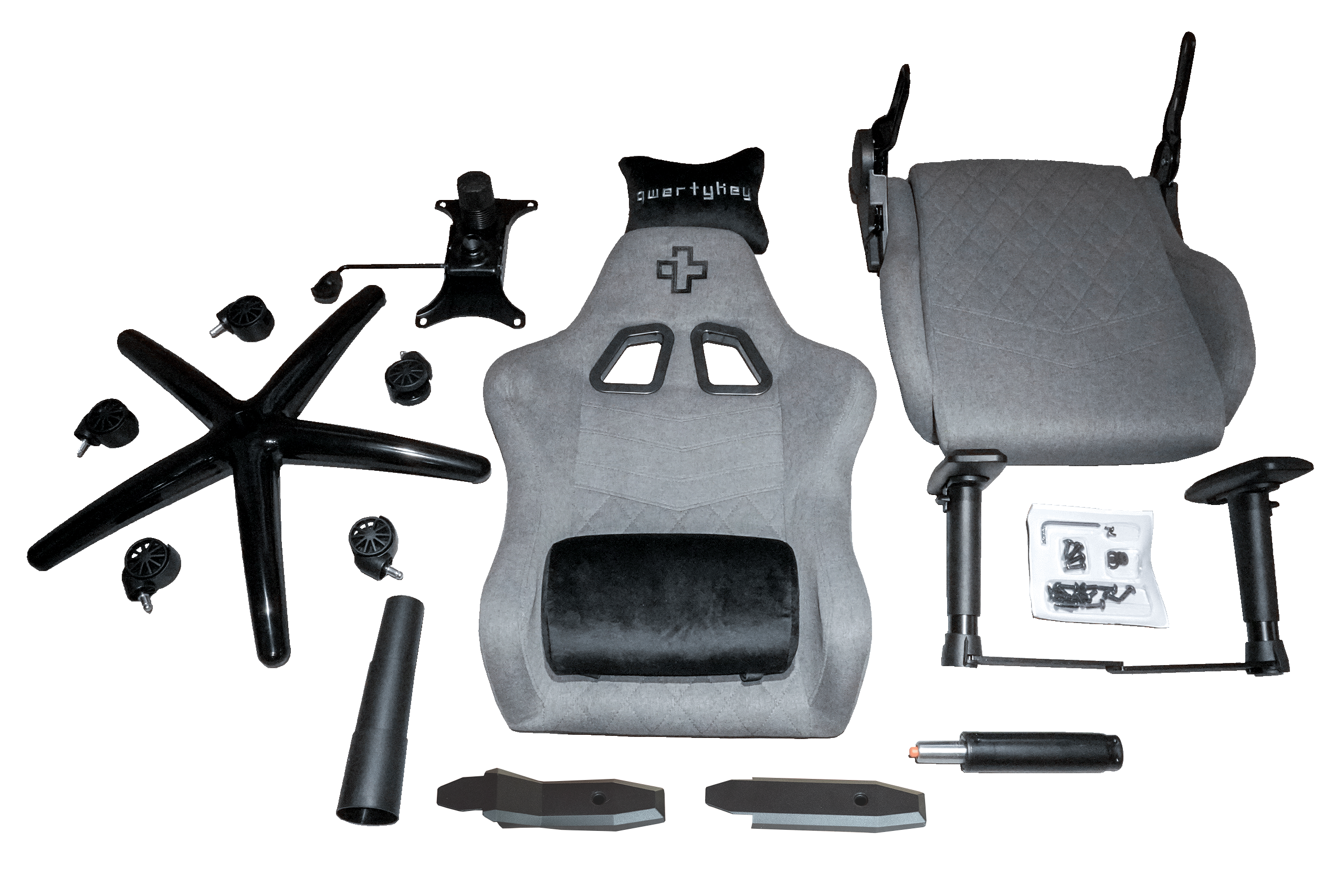 Scaun Gaming QwertyKey - QK/ALT, gri