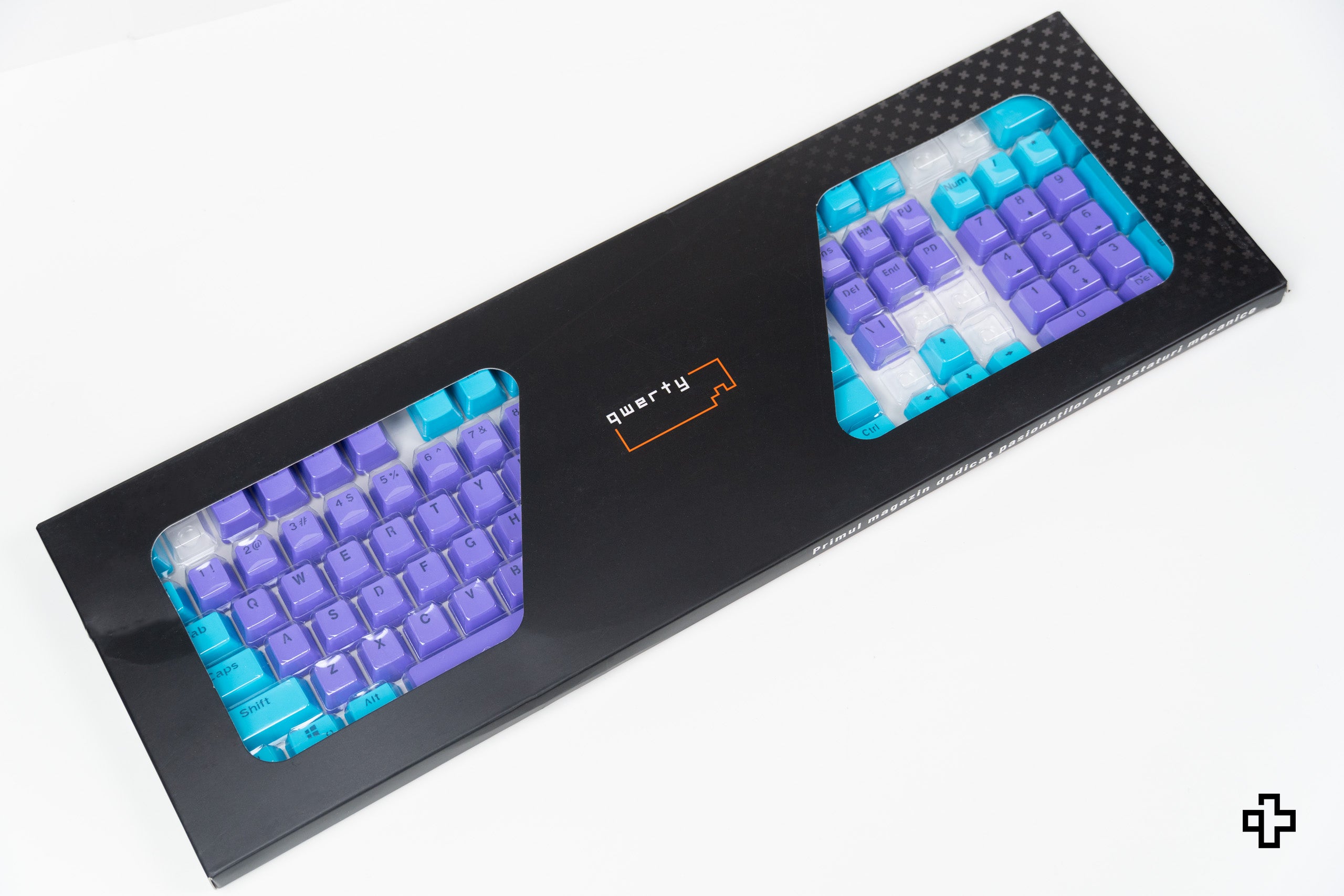 Set Taste QWERTY Liliac-Ocean Translucide Profil OEM Material PBT – double shot