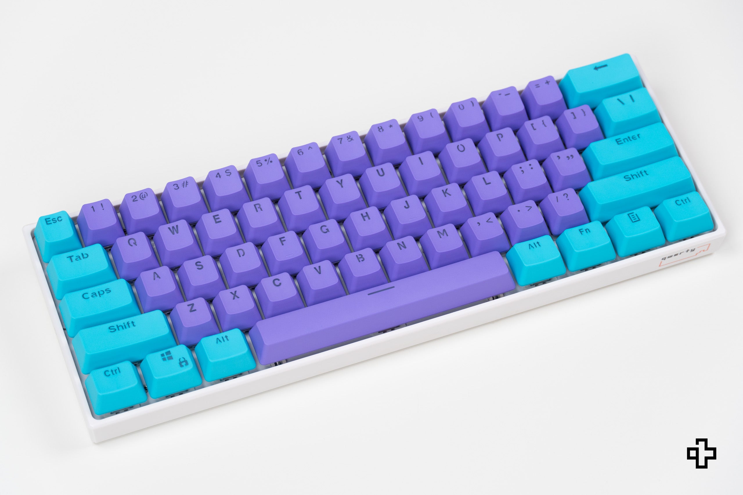 Set Taste QWERTY Liliac-Ocean Translucide Profil OEM Material PBT – double shot