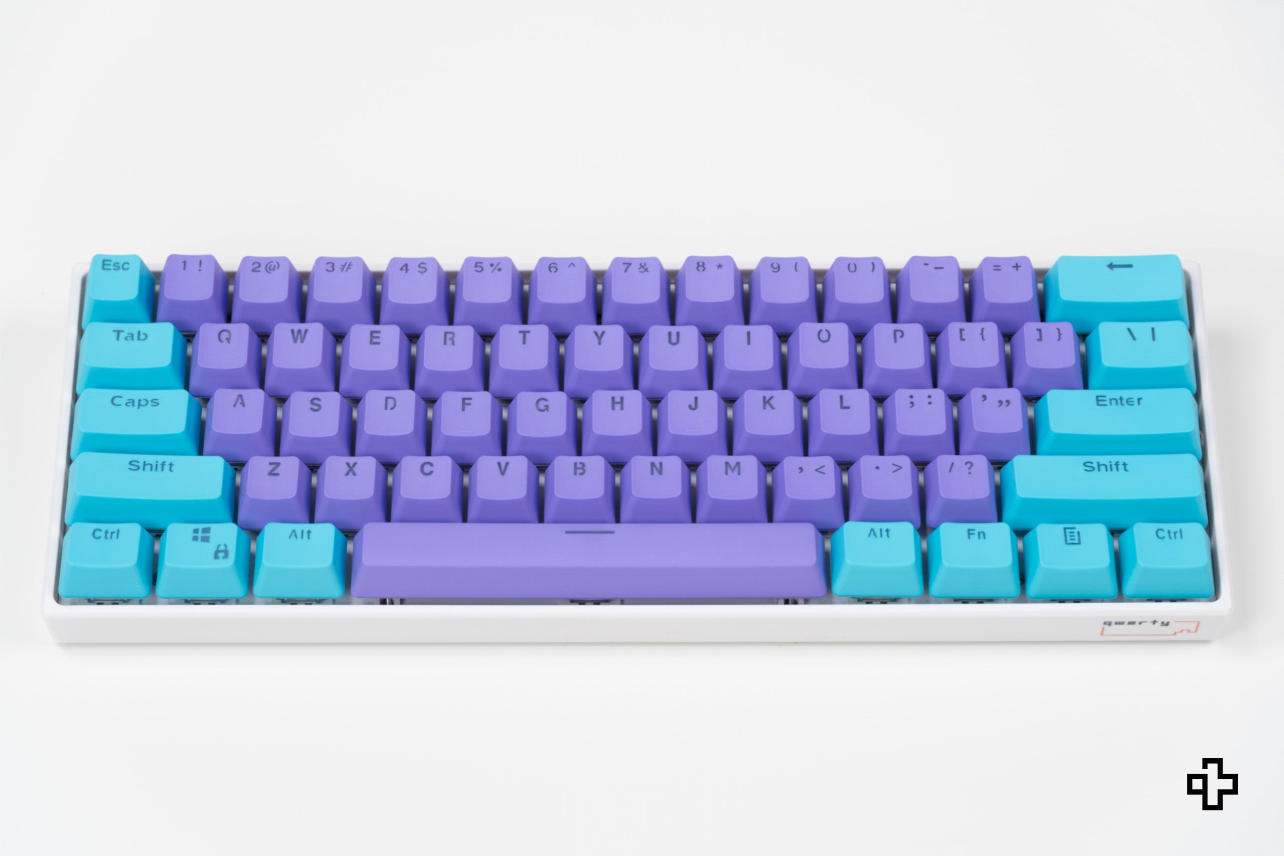 Set Taste QWERTY Liliac-Ocean Translucide Profil OEM Material PBT – double shot