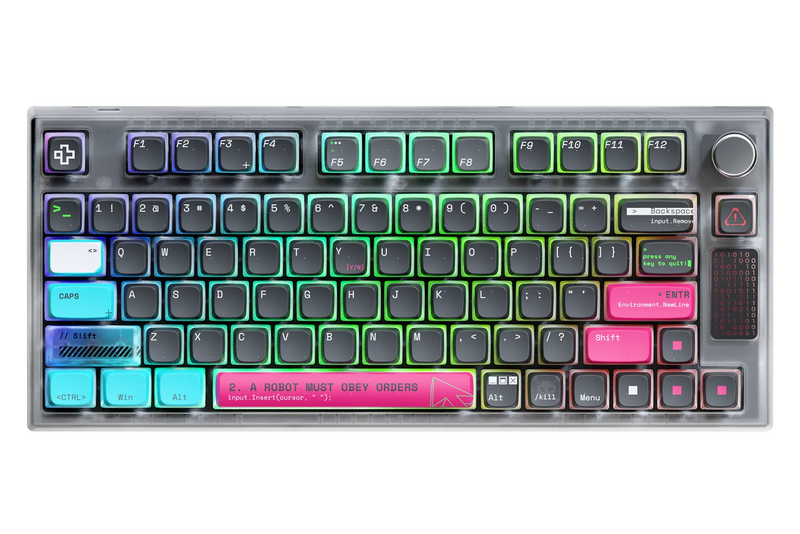 Tastatura mecanica gaming QwertyKey Terminal, Bluetooth, Wireless