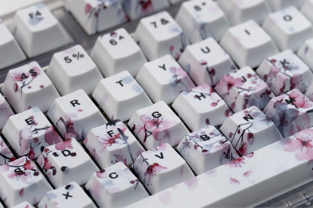Set Taste Sakura V2 Profil Cherry PBT Dye Sub