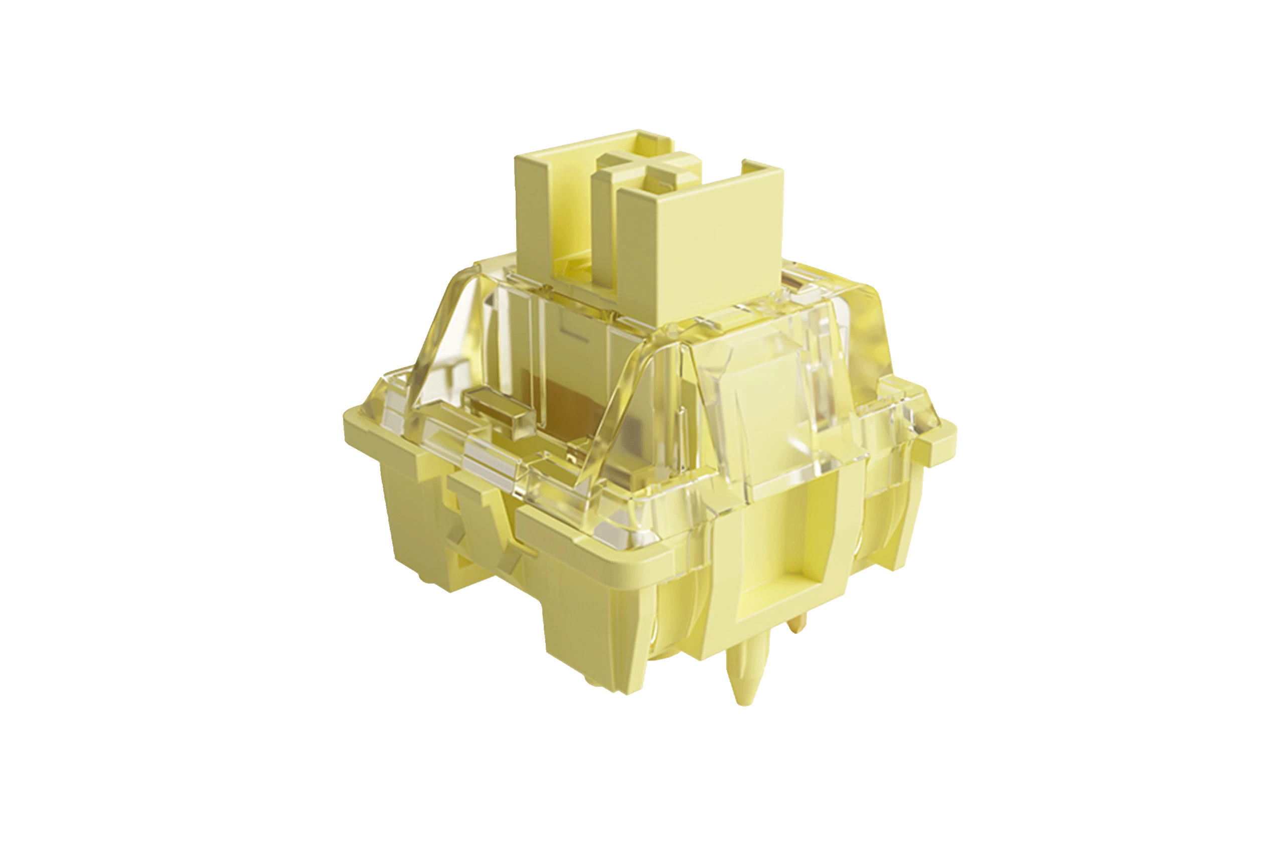 45 bucăți Cream Yellow Pro Switchuri Akko