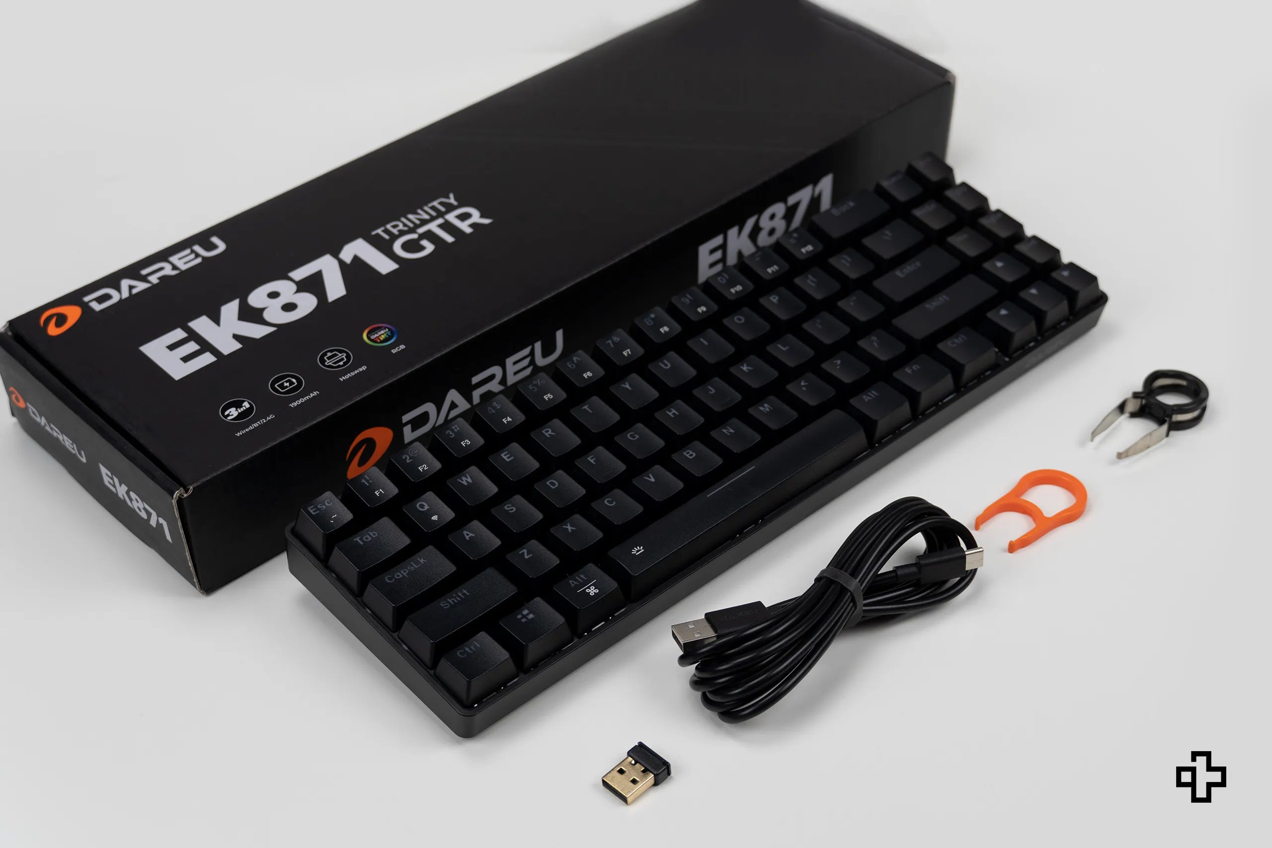 Dareu EK871 Hotswap RGB Neagră Tastatura Mecanica Gaming